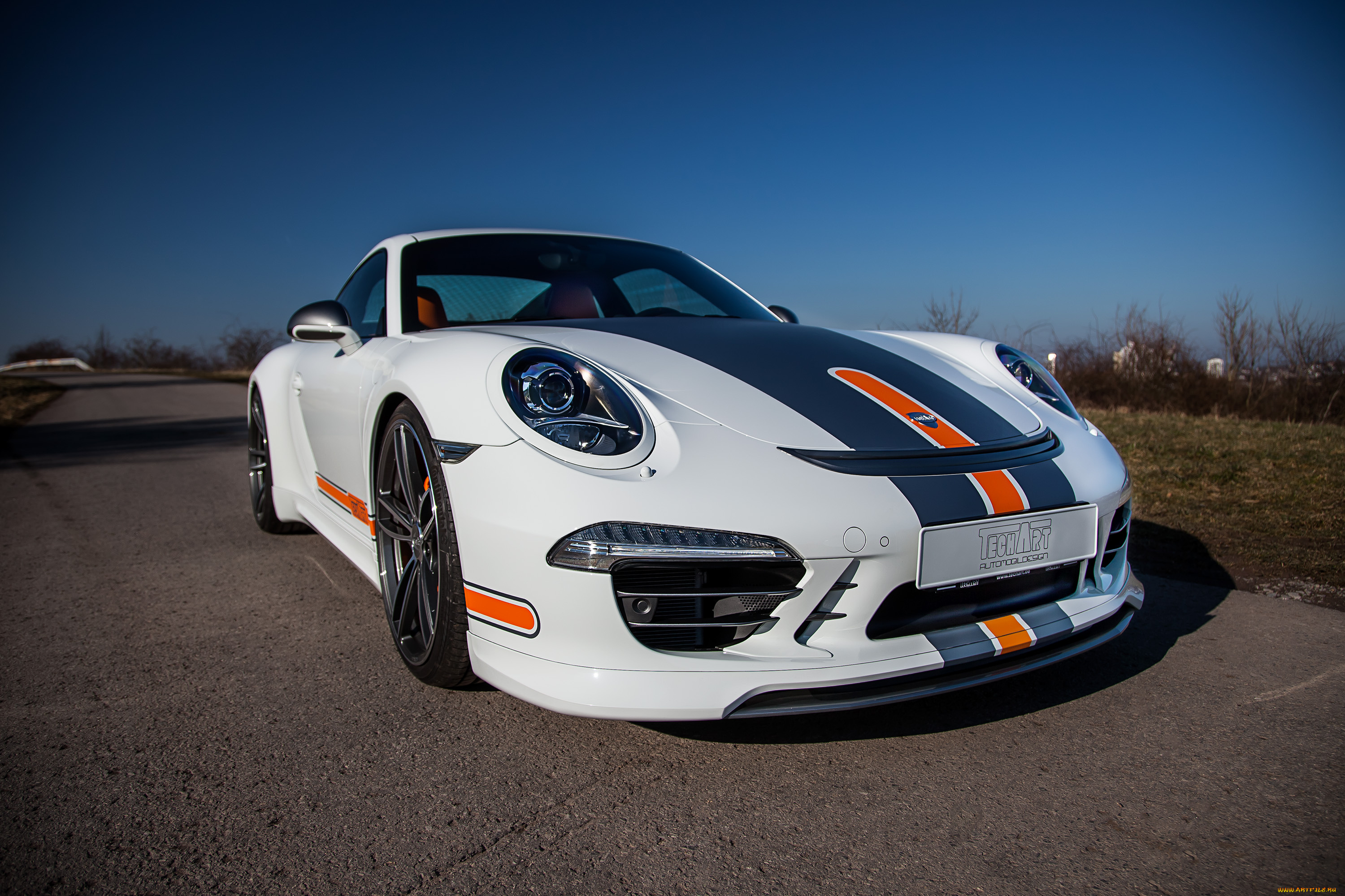 автомобили, porsche, coupe, carrera, 4, 911, techart