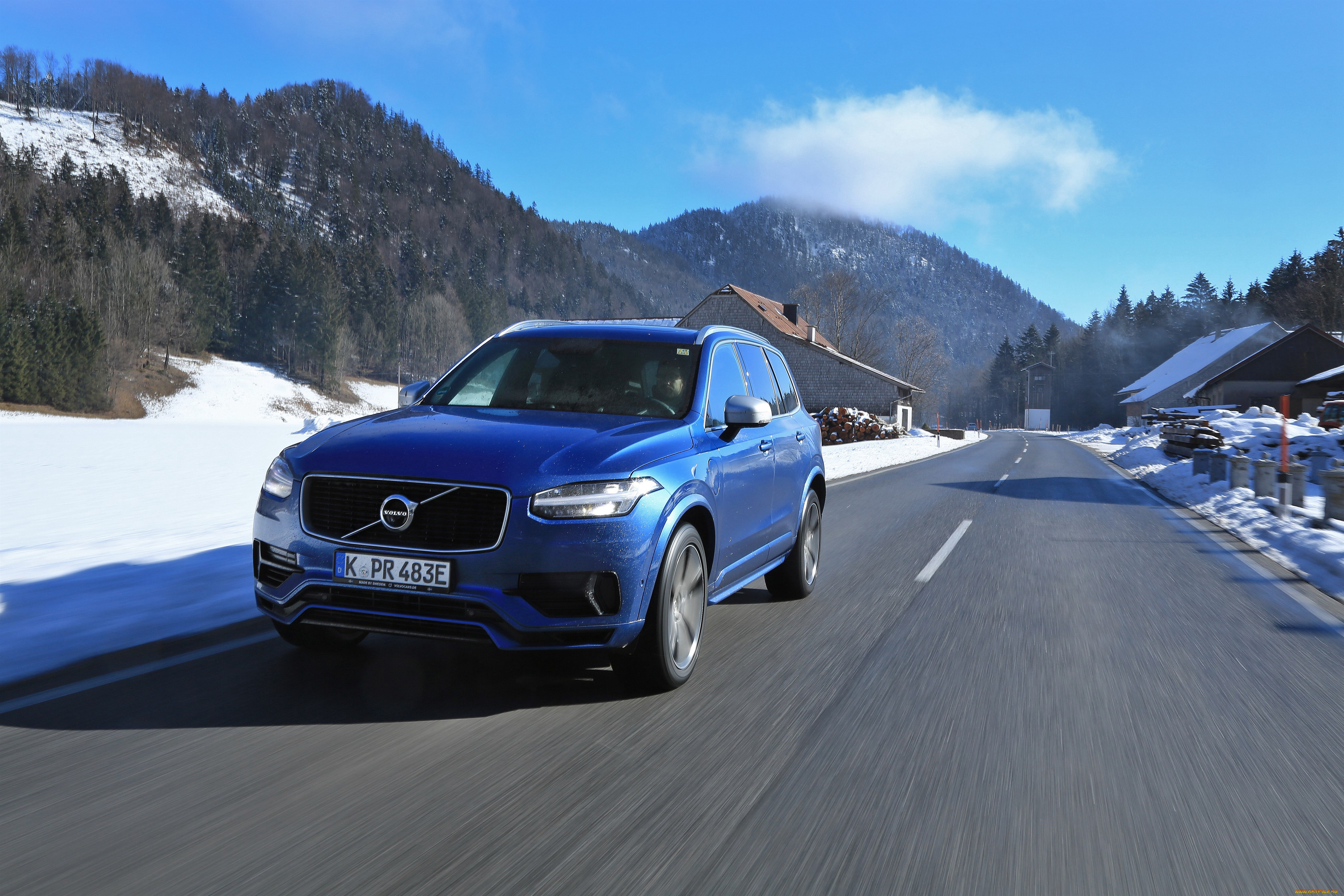 автомобили, volvo, синий, 2013г, xc60, t6