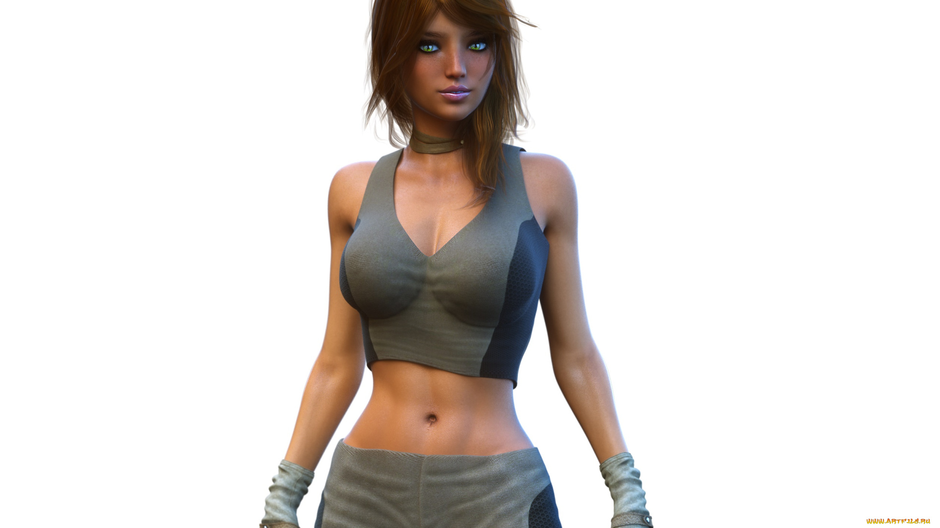 3д, графика, люди, , people, девушка, взгляд, фон