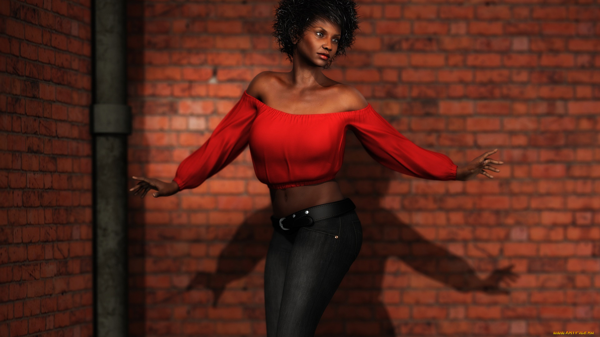 3д, графика, люди, , people, взгляд, девушка, фон