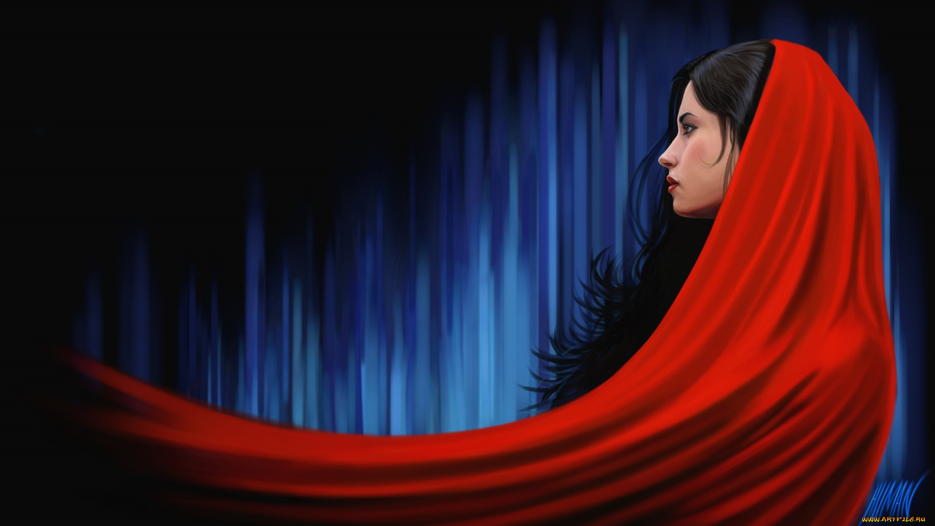 3д, графика, портрет, , portraits, девушка, фон, взгляд