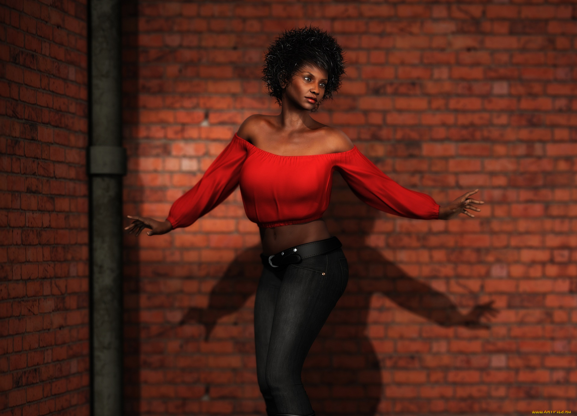 3д, графика, люди, , people, взгляд, девушка, фон