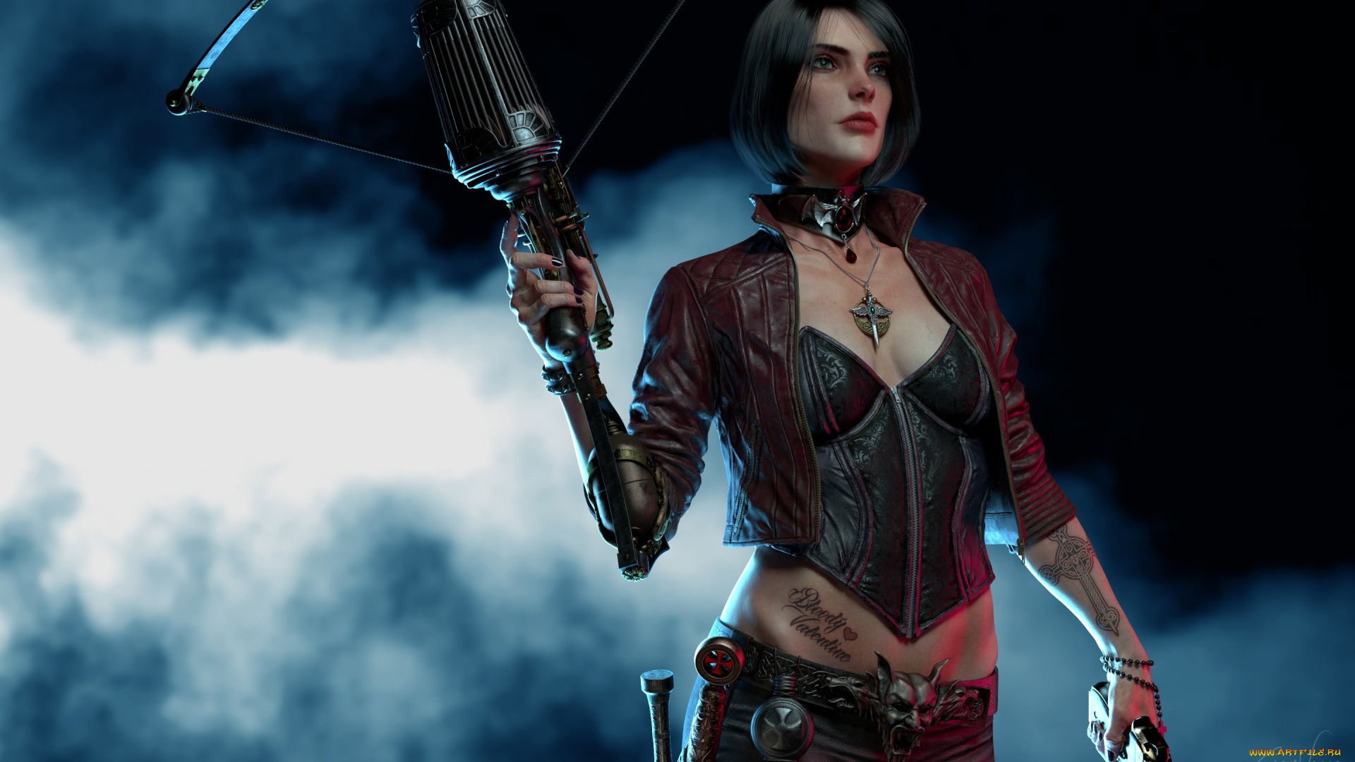 3д, графика, фантазия, , fantasy, охотница