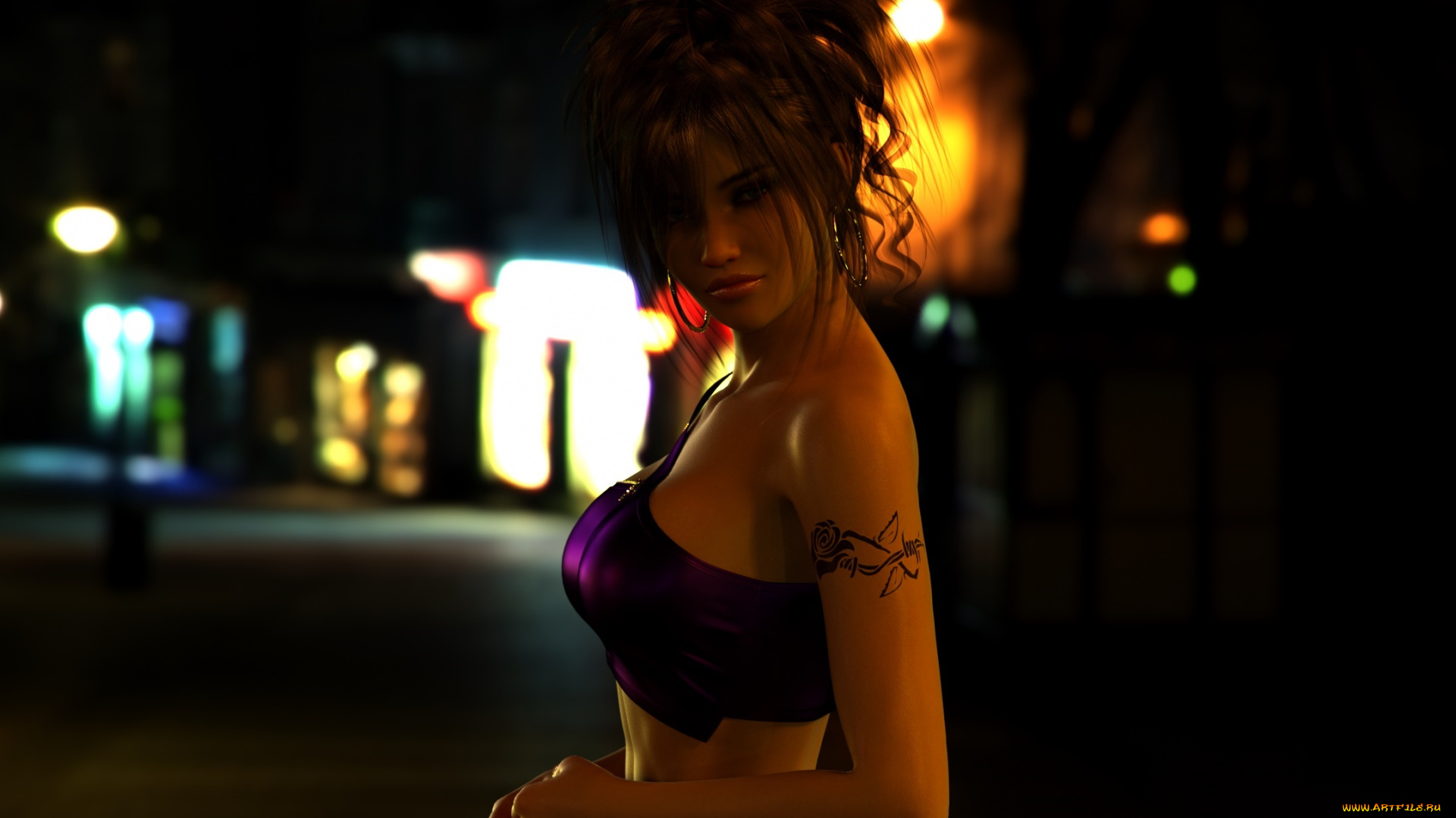 3д, графика, люди, , people, фон, взгляд, девушка