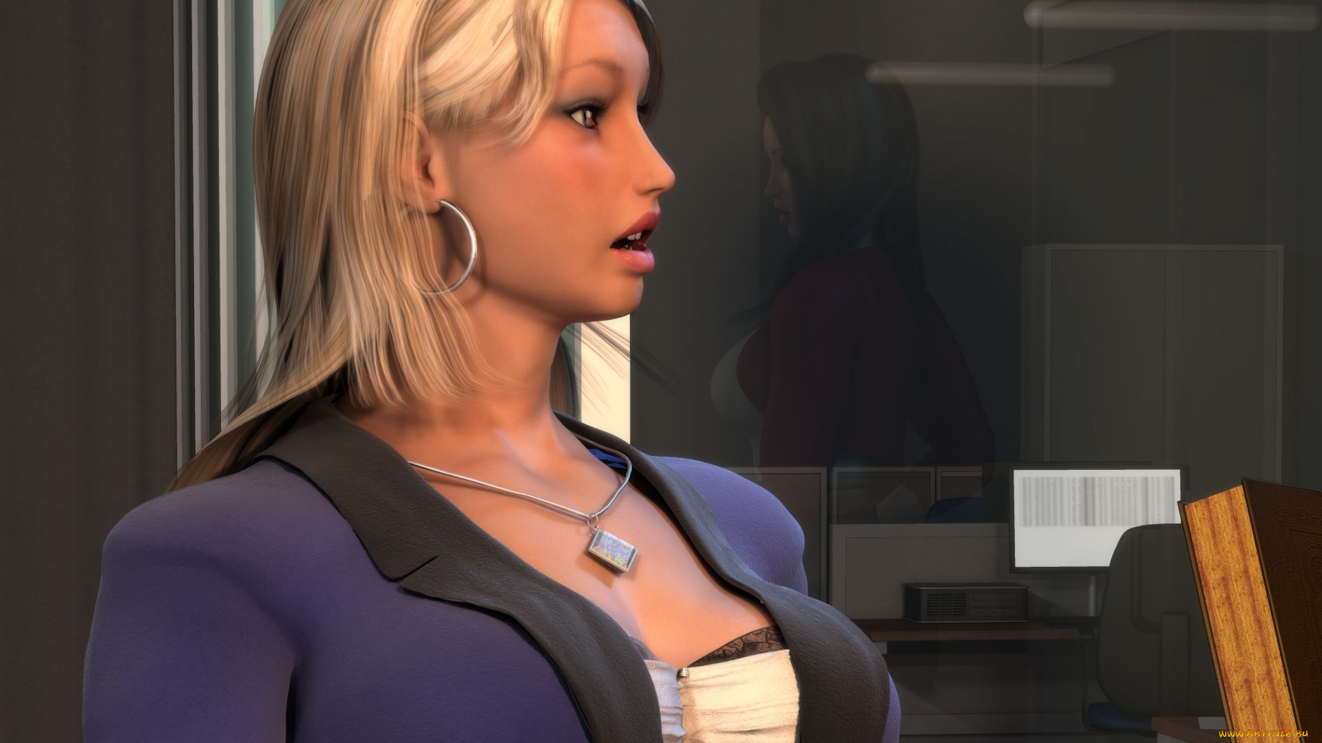 3д, графика, люди, , people, фон, взгляд, девушка