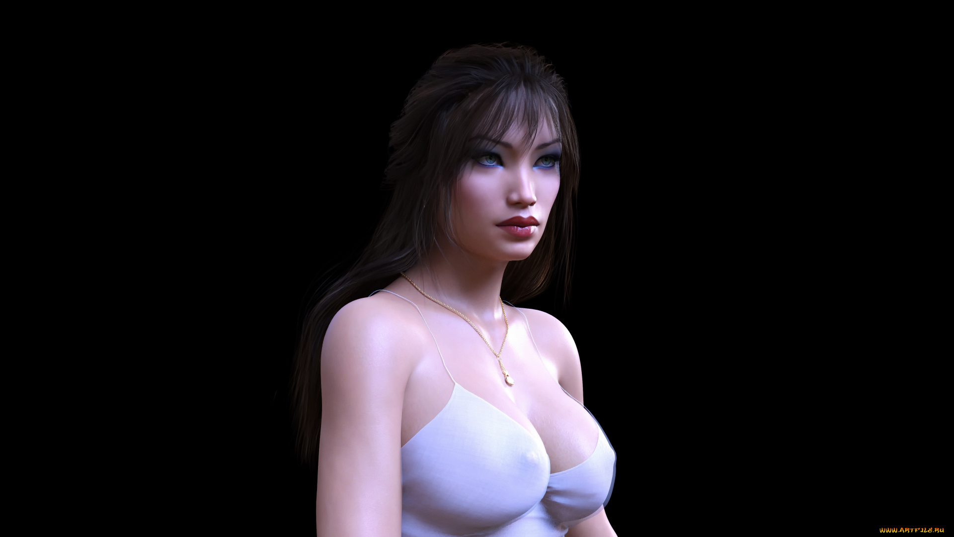 3д, графика, люди, , people, фон, взгляд, девушка
