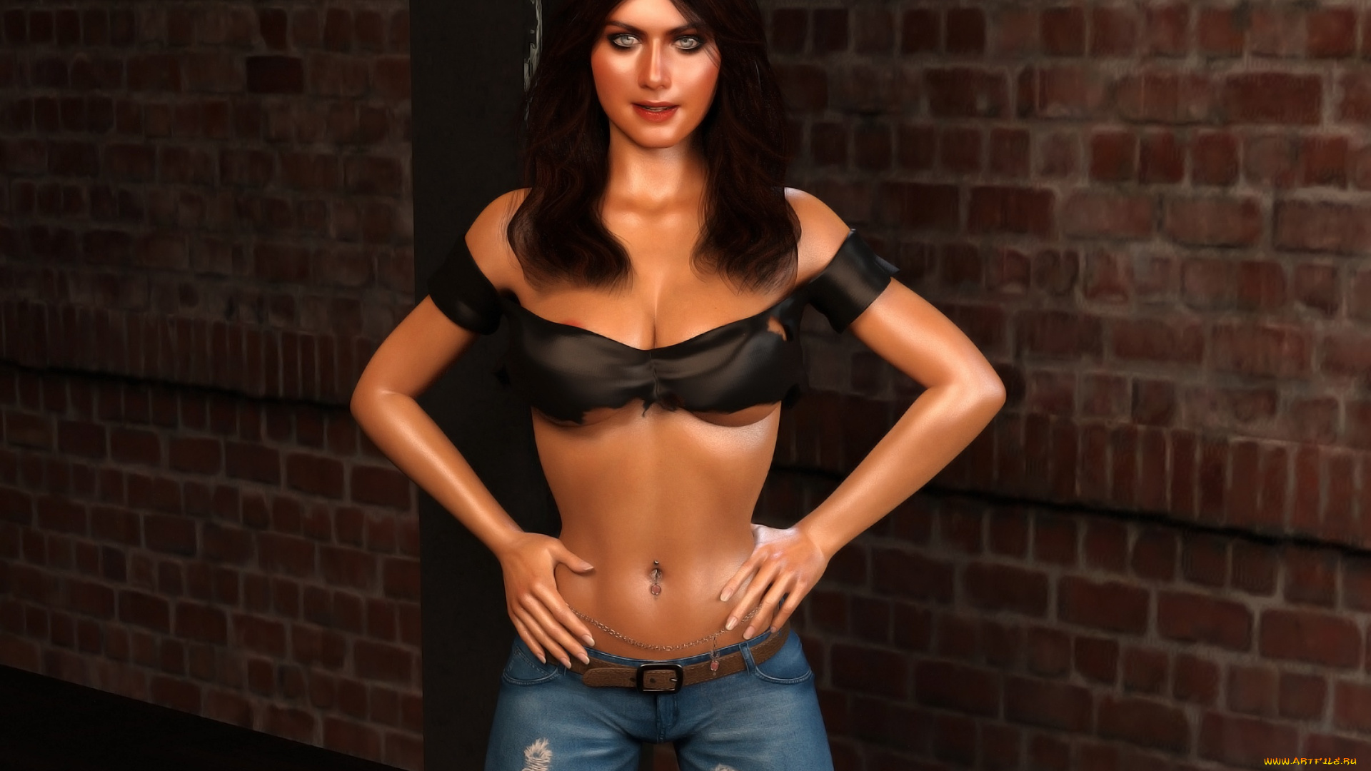 3д, графика, люди, , people, фон, взгляд, девушка