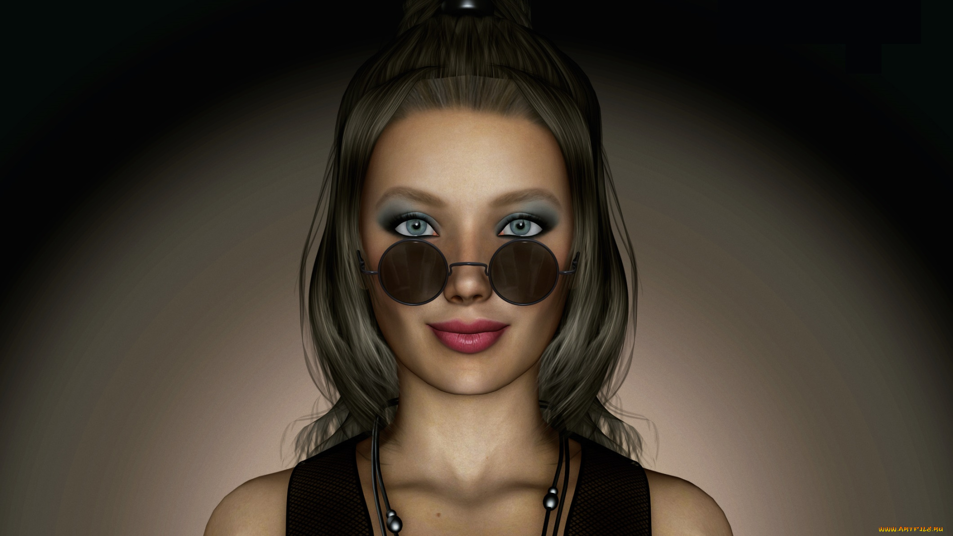 3д, графика, портрет, , portraits, взгляд, девушка, фон