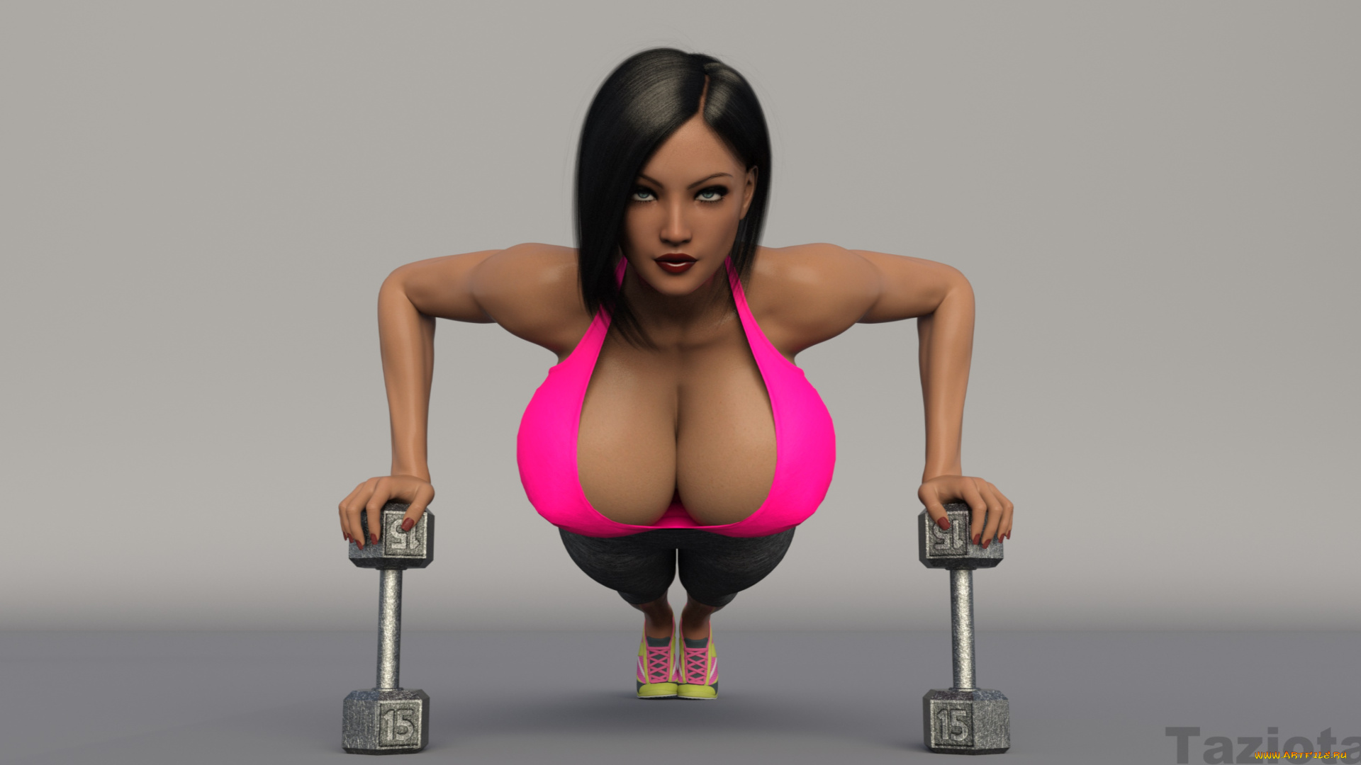 3д, графика, спорт, , sport, взгляд, фон, девушка