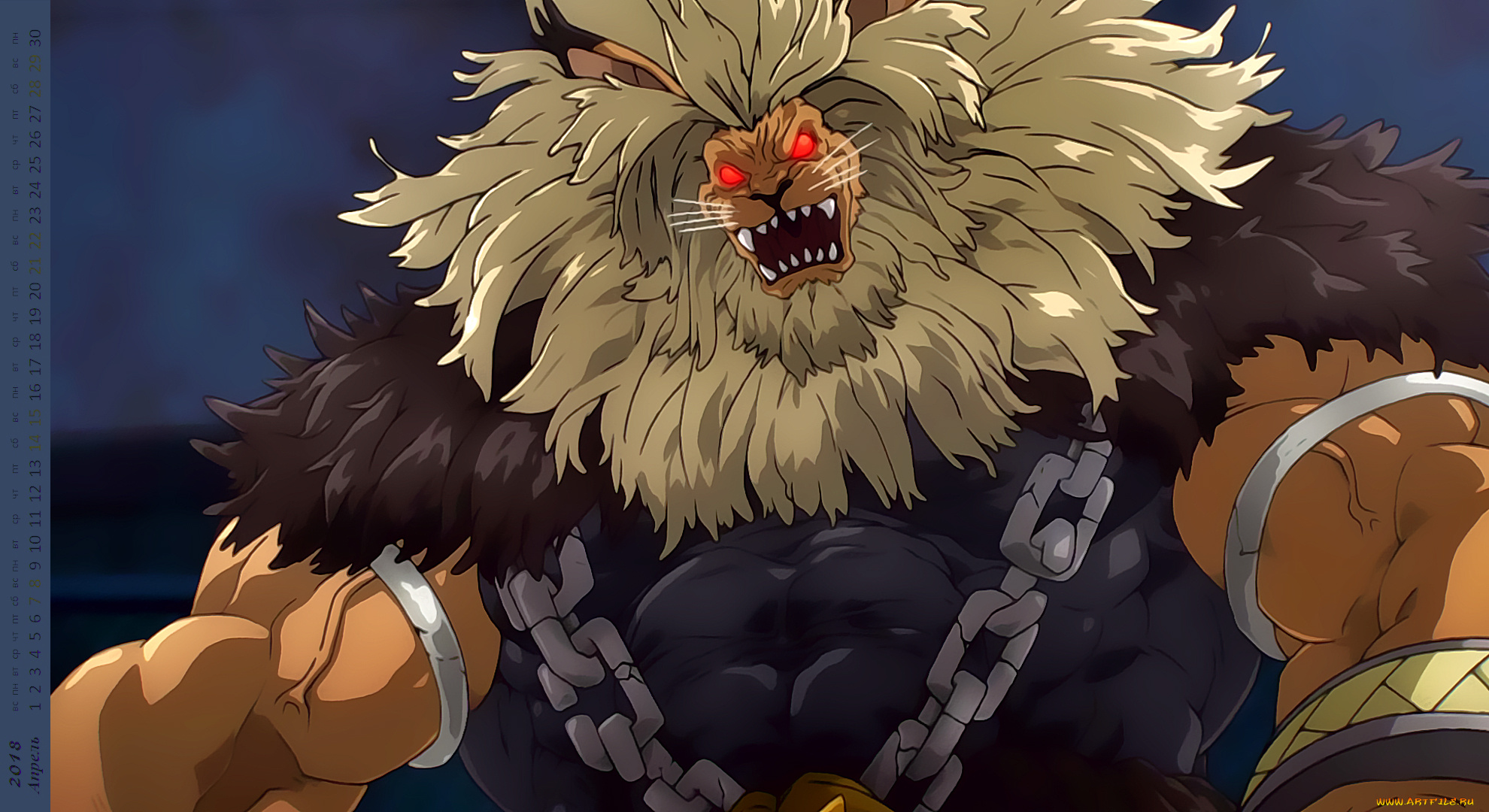 календари, аниме, взгляд, существо