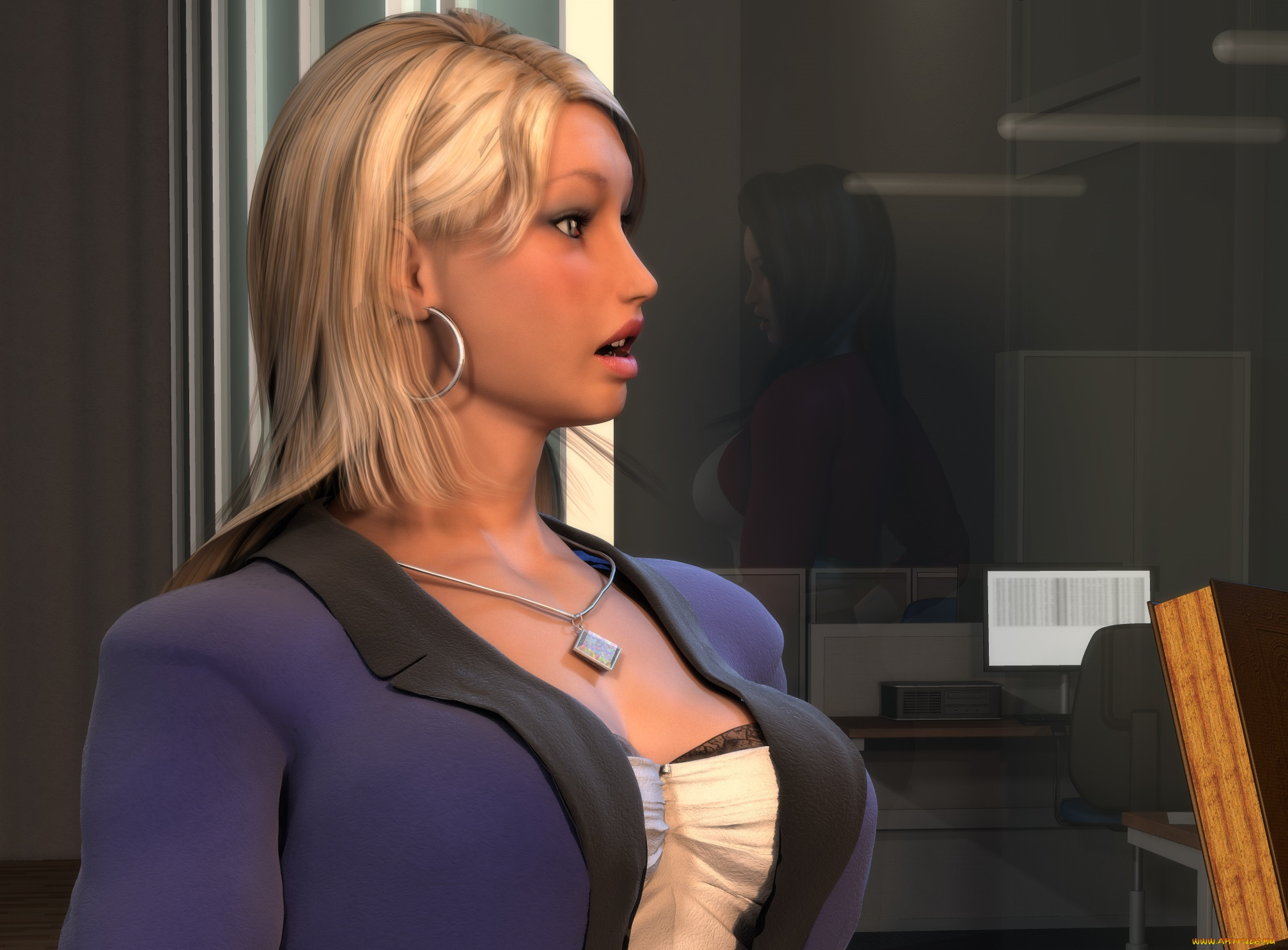 3д, графика, люди, , people, фон, взгляд, девушка