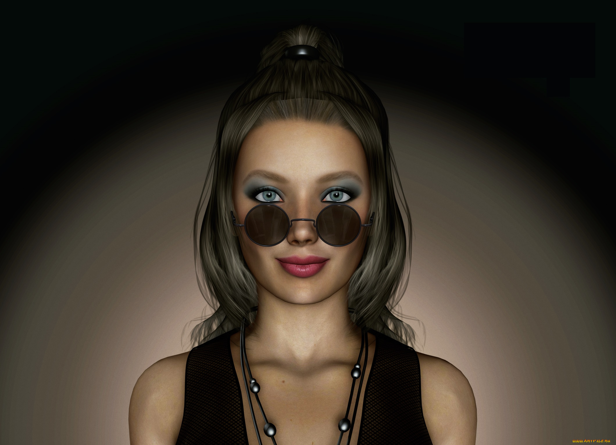 3д, графика, портрет, , portraits, взгляд, девушка, фон