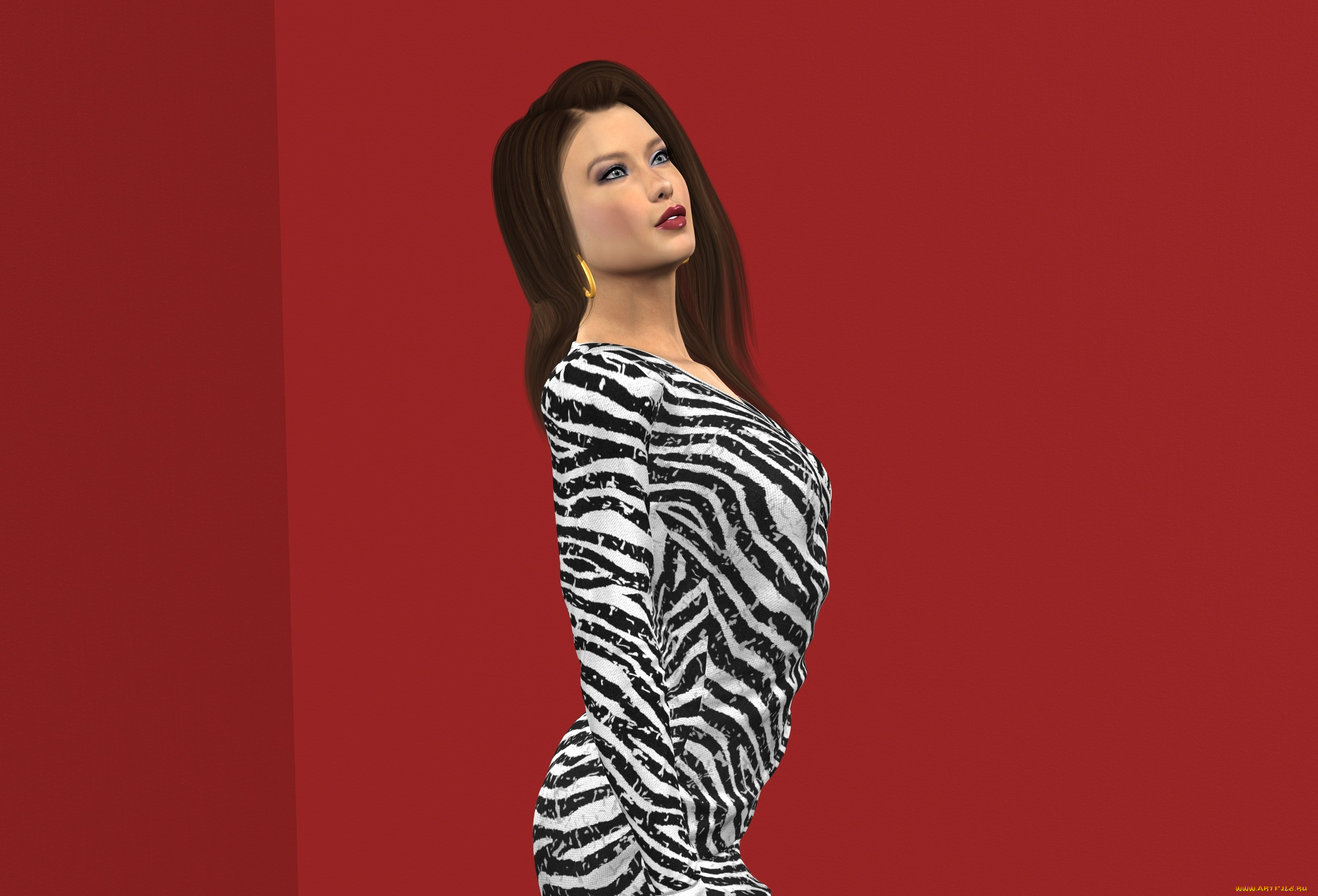 3д, графика, люди, , people, фон, взгляд, девушка