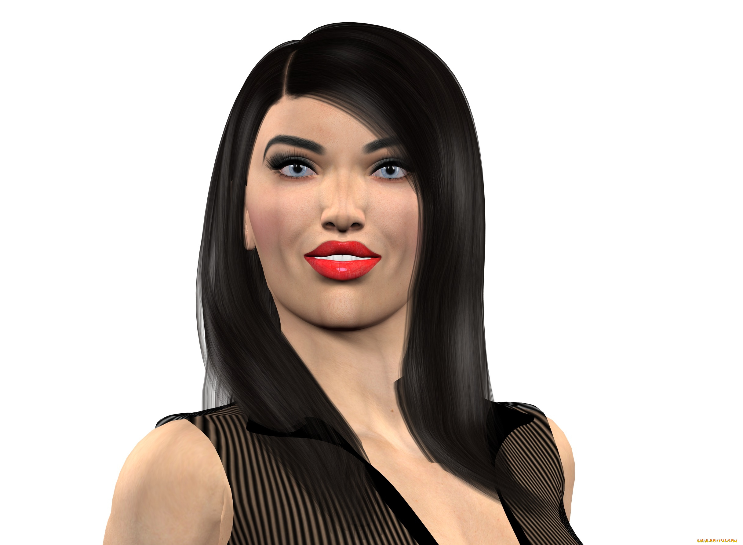 3д, графика, люди, , people, фон, взгляд, девушка