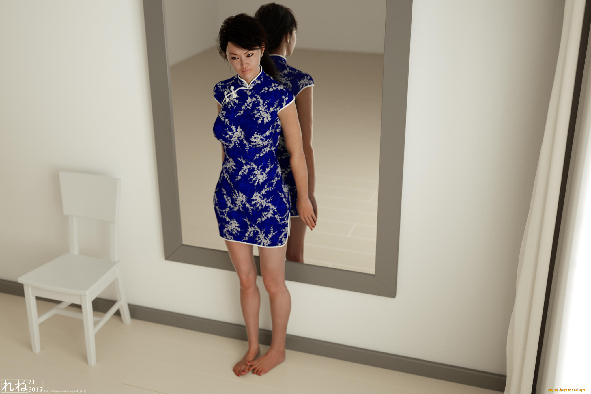 3д, графика, люди, , people, девушка, взгляд, фон