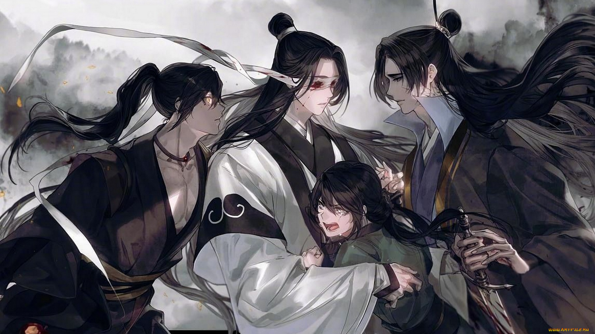 аниме, mo, dao, zu, shi, the, untamed, неукротимый, повелитель, чэньцин, мосян, тунсю, mo, dao, zu, shi, магистр, дьявольского, культа