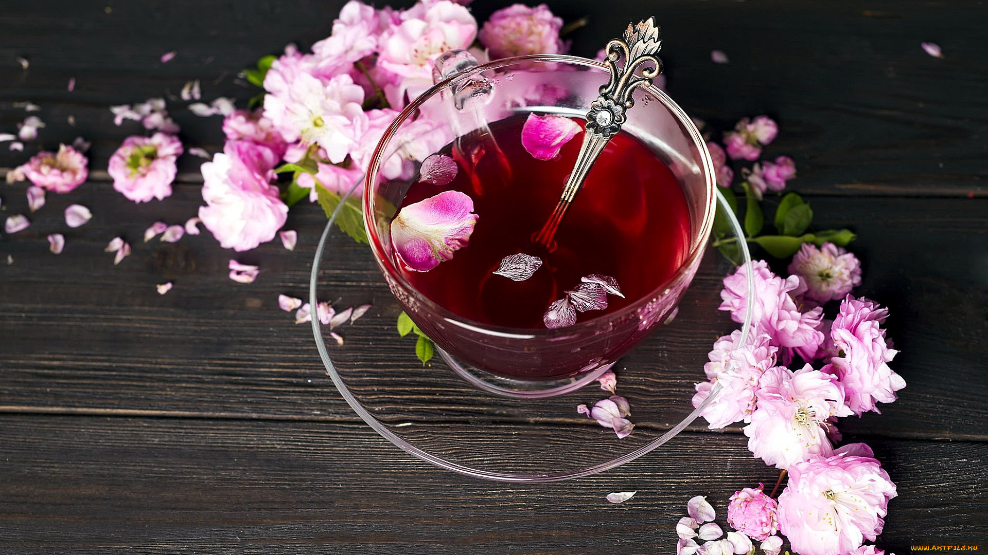 еда, напитки, , чай, сакура, чай, лепестки