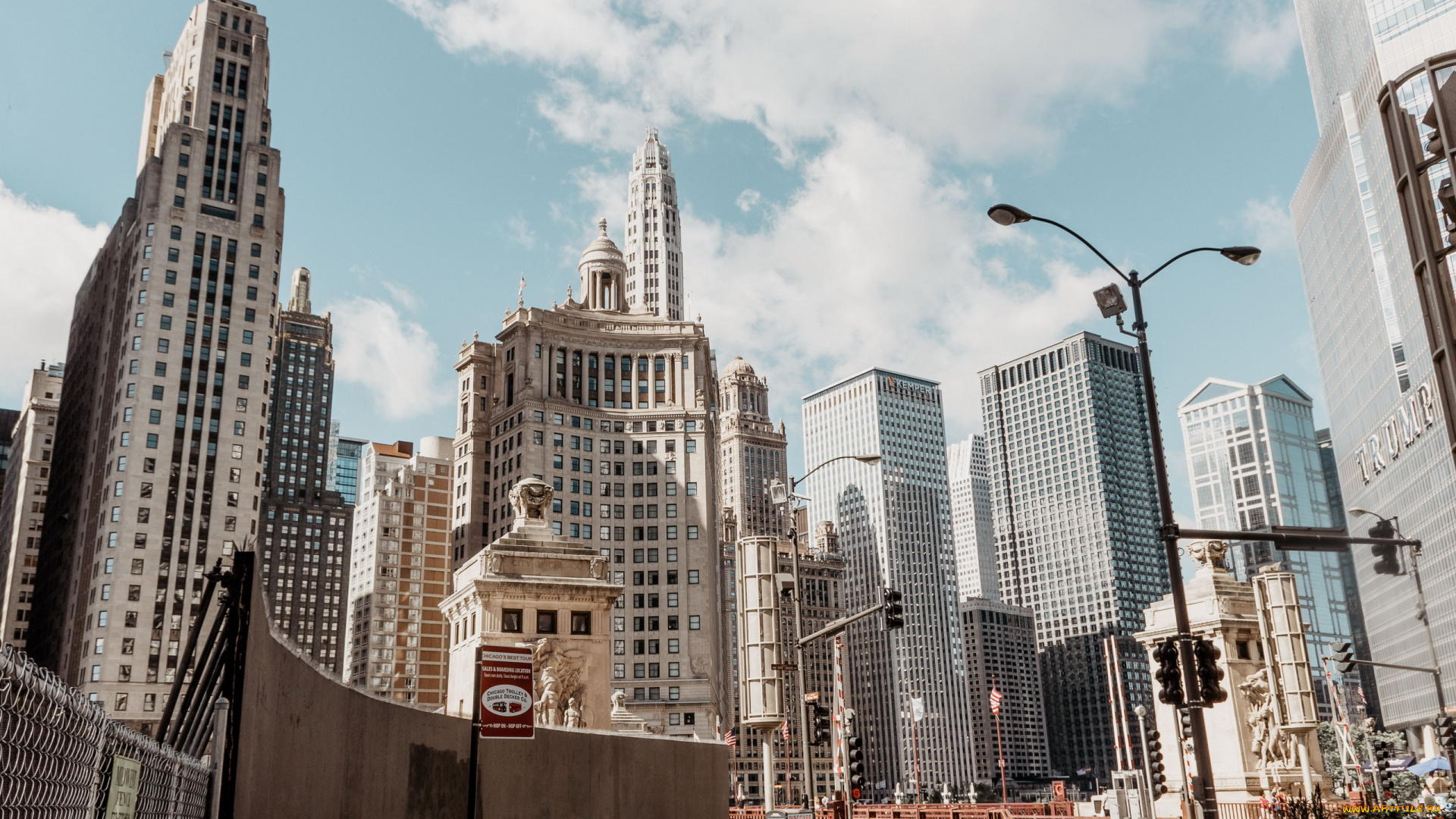 города, чикаго, , сша, небоскребы