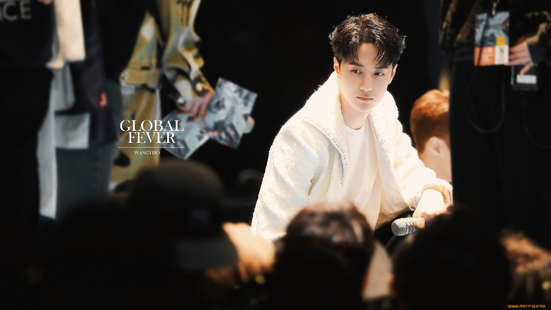 мужчины, wang, yi, bo, актер, певец, микрофон, люди