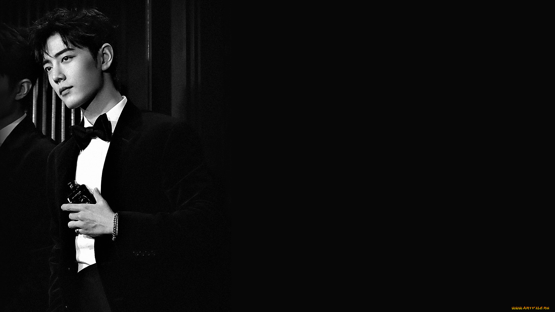 мужчины, xiao, zhan, актер, костюм, зеркало, флакон