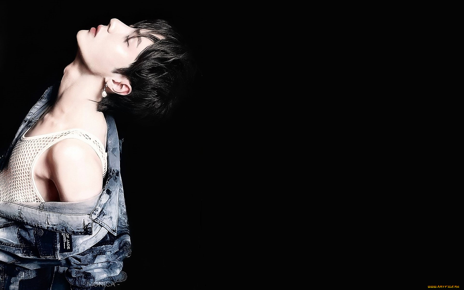 мужчины, wang, yi, bo, актер, танцор, певец, рубашка, майка