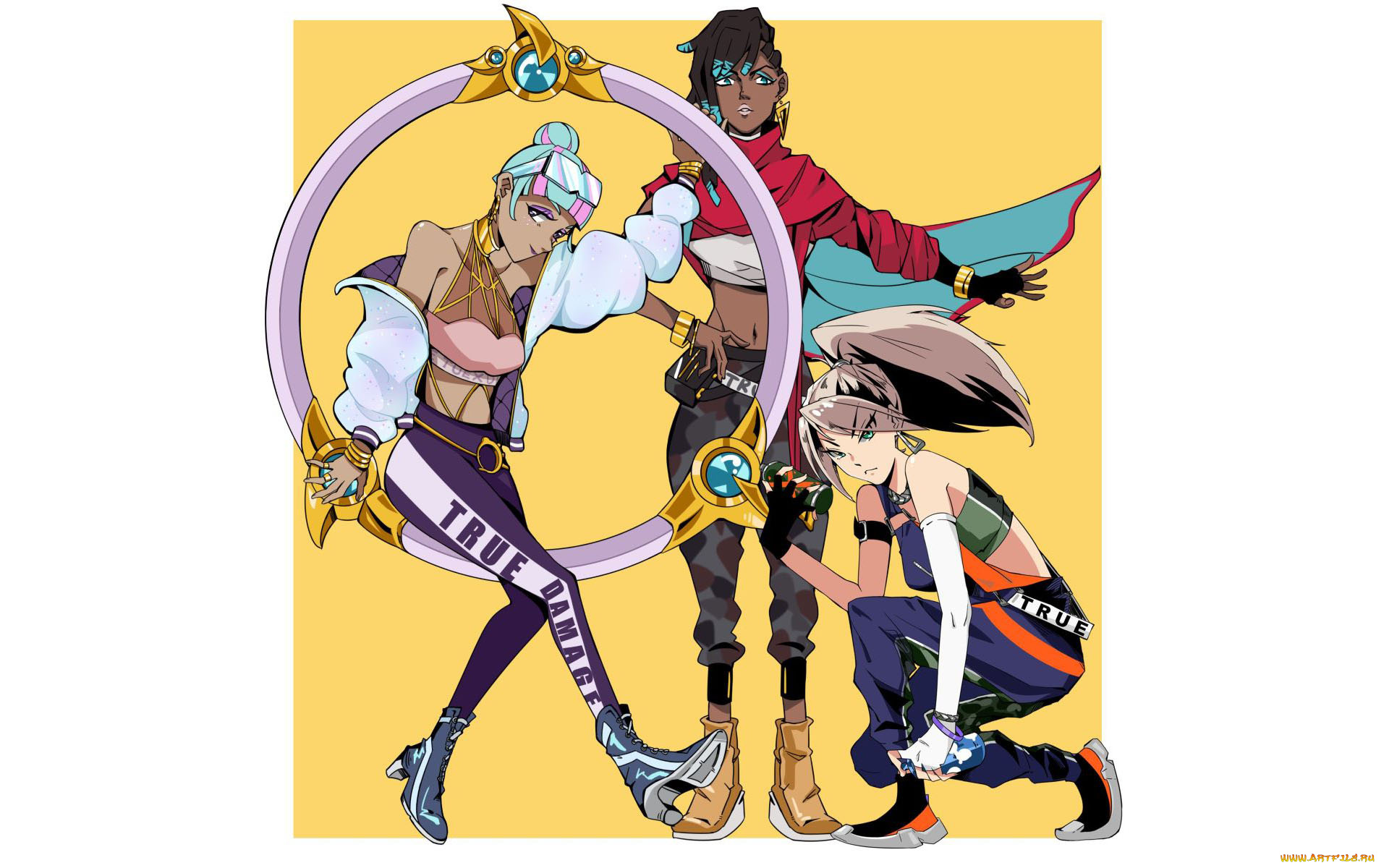 видео, игры, league, of, legends, девушки, кольцо