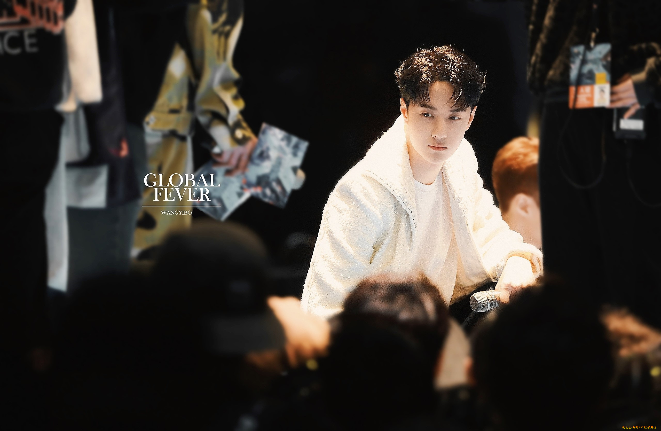 мужчины, wang, yi, bo, актер, певец, микрофон, люди