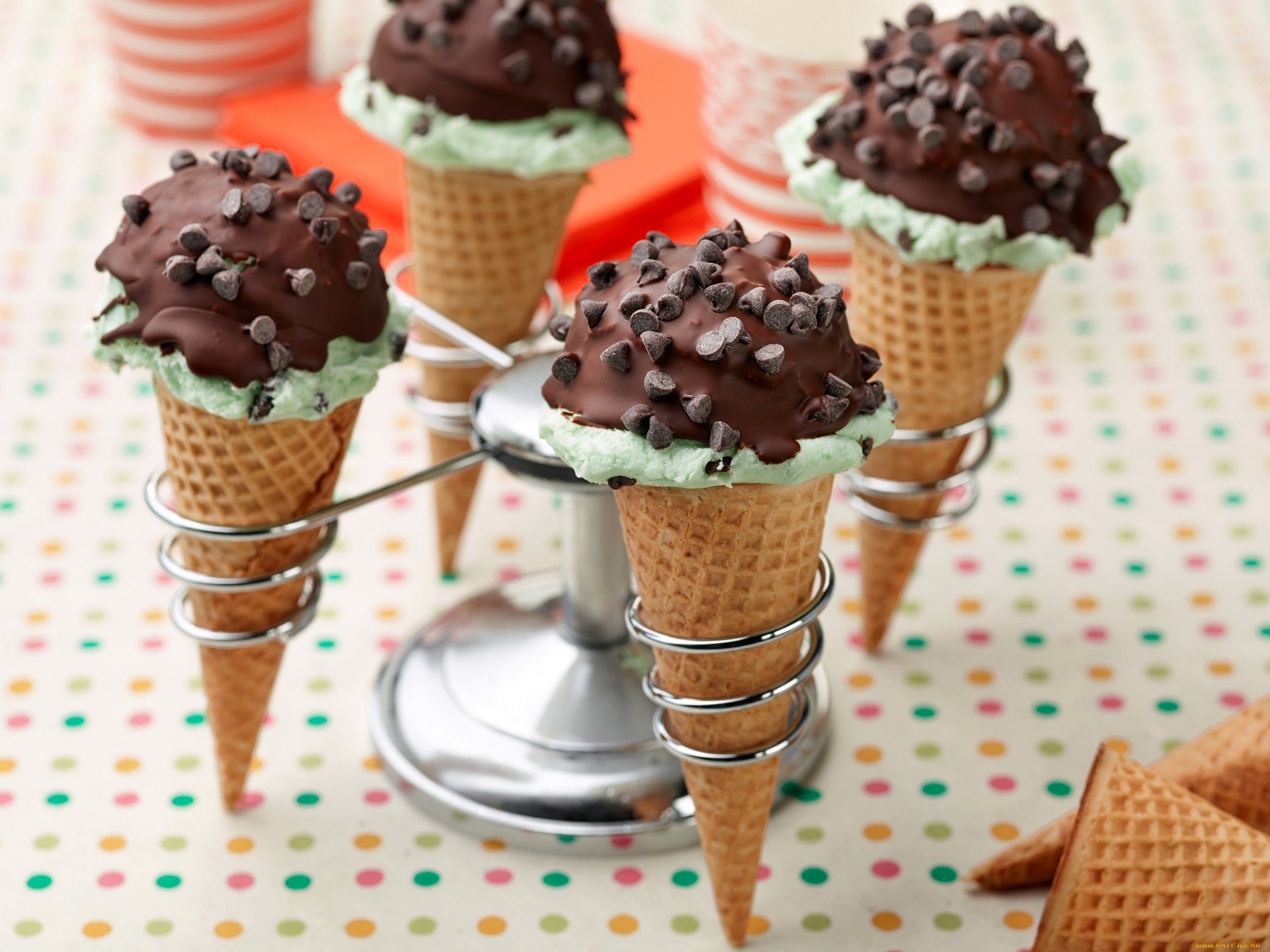 еда, мороженое, , десерты, лакомство, вафельный, стаканчик