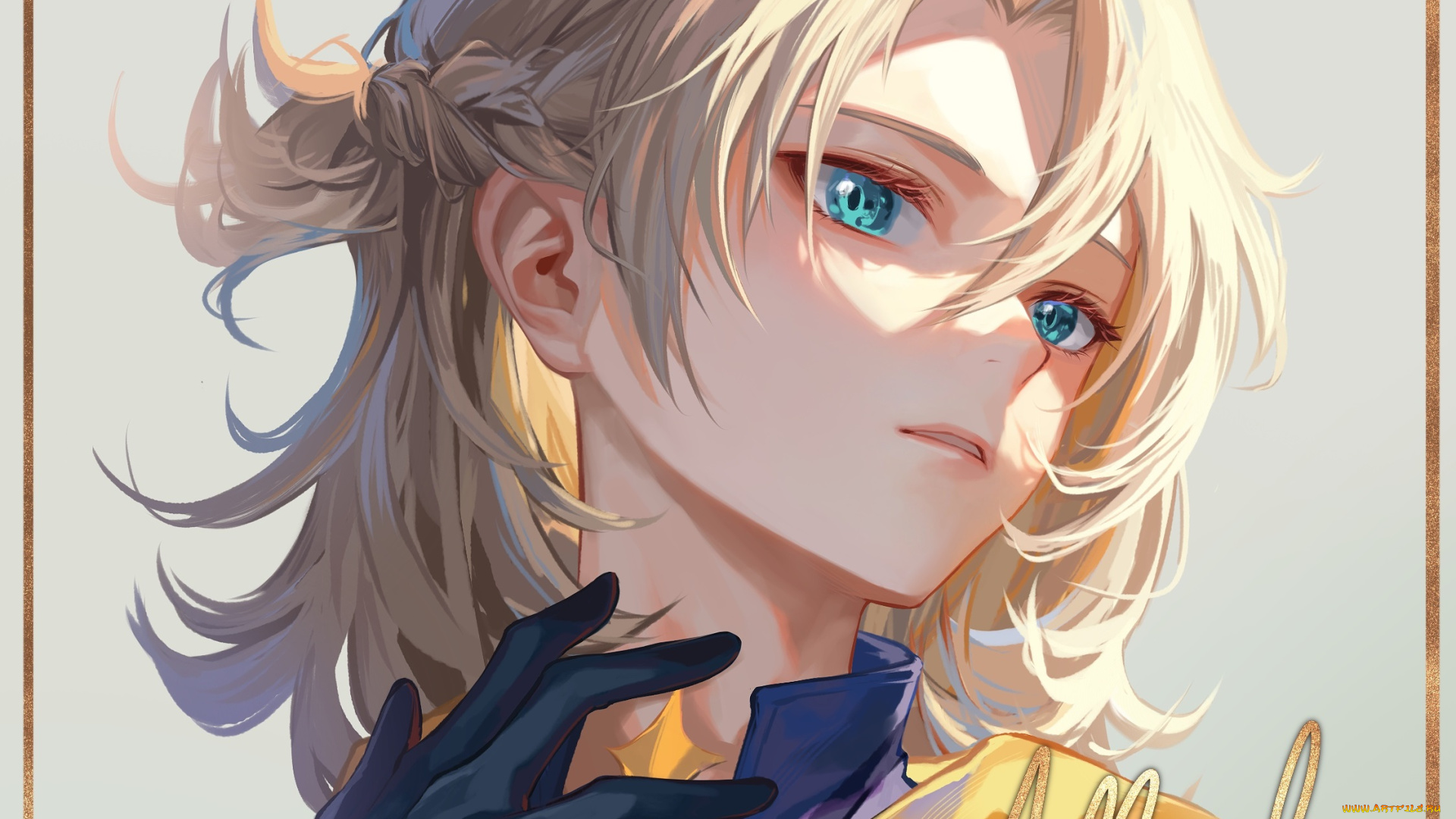 аниме, genshin, impact, парень