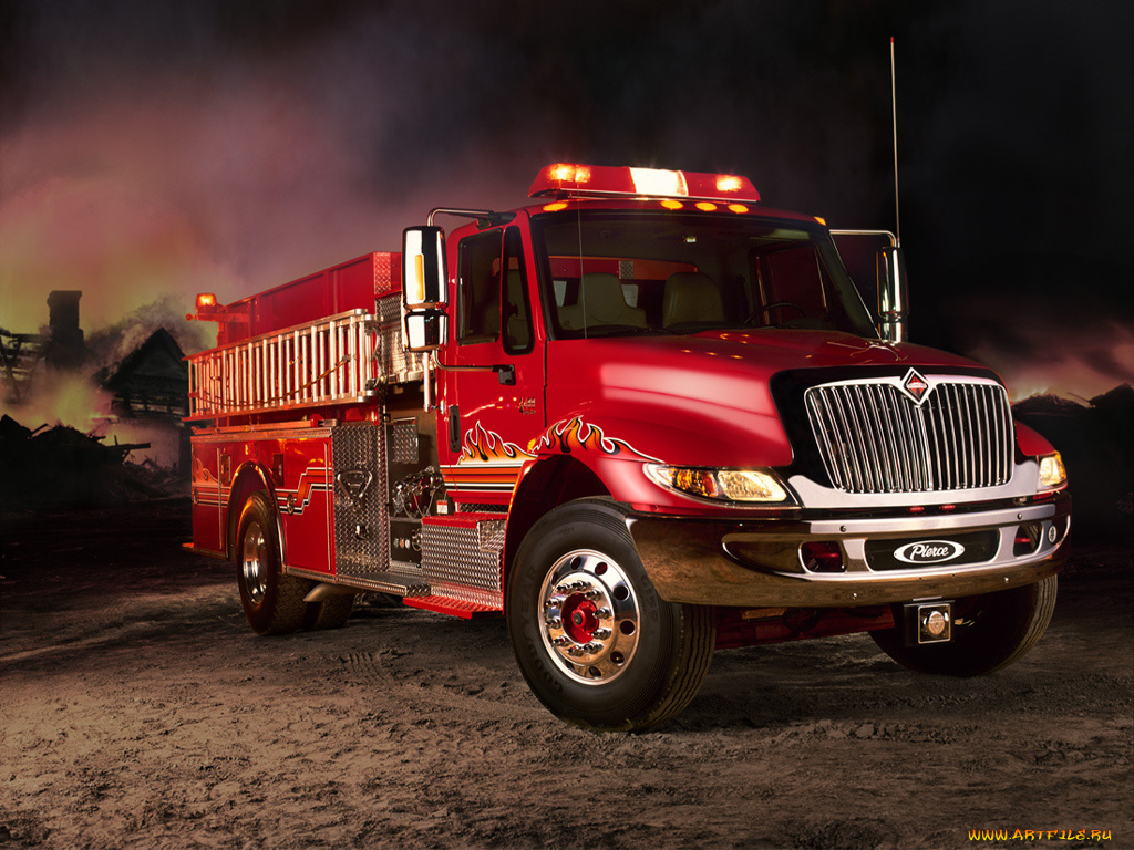 автомобили, пожарные, машины