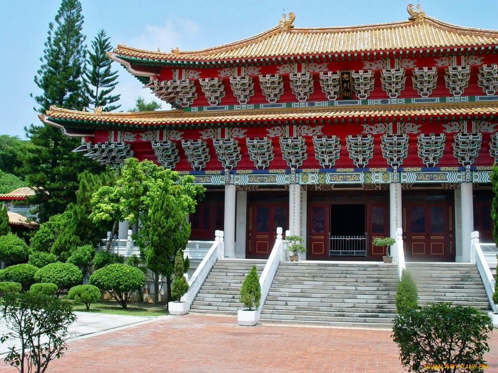 города, буддистские, другие, храмы