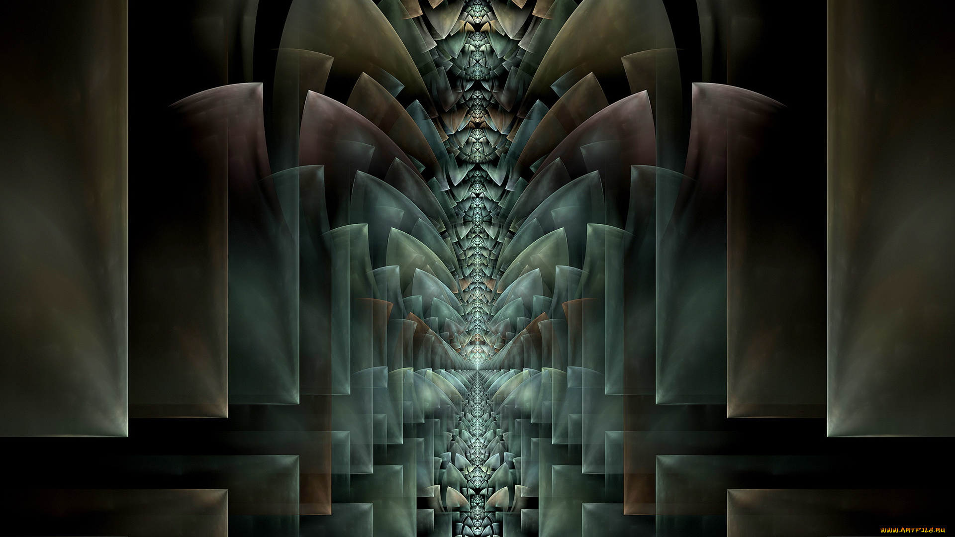 3д, графика, fractal, фракталы