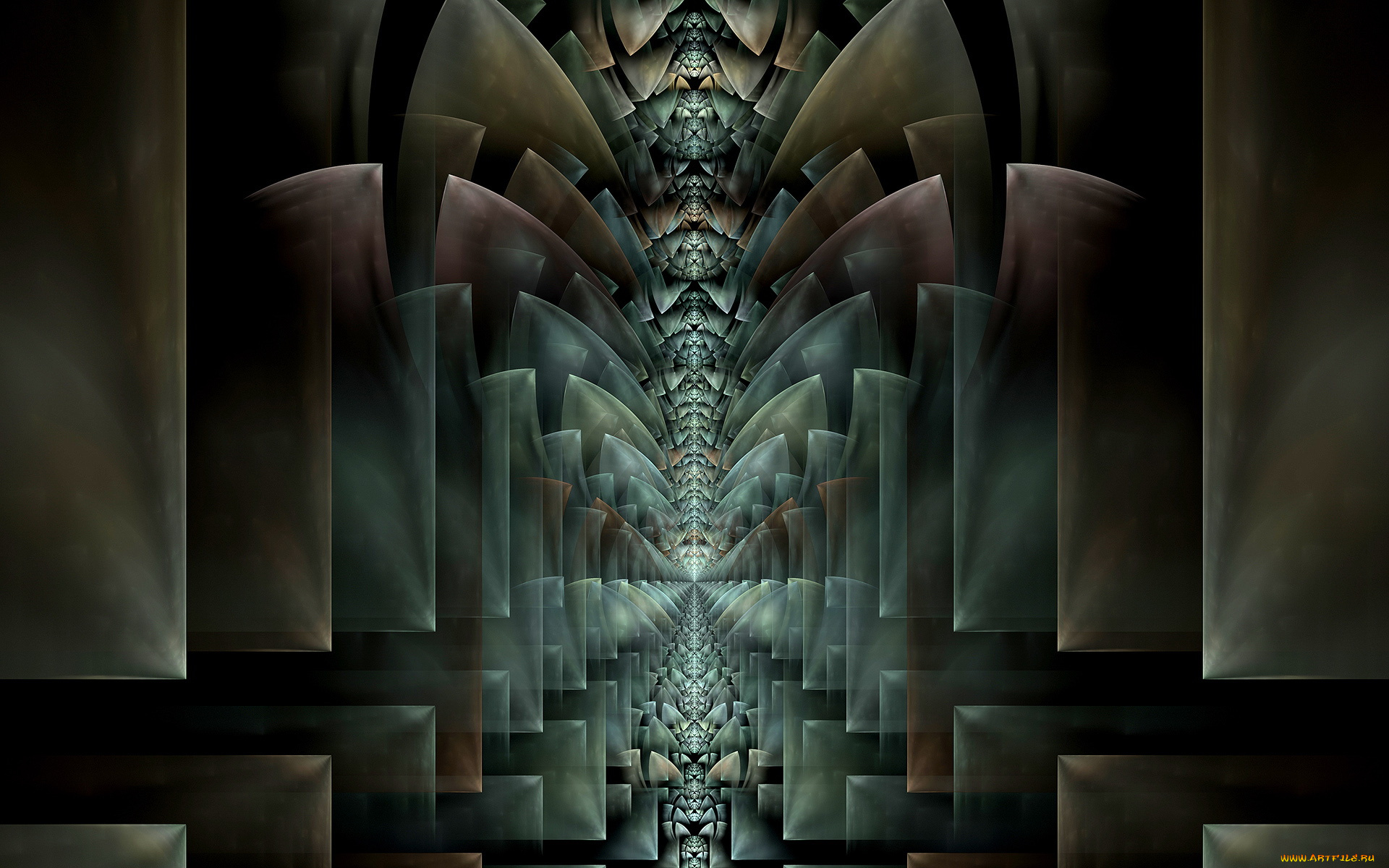 3д, графика, fractal, фракталы