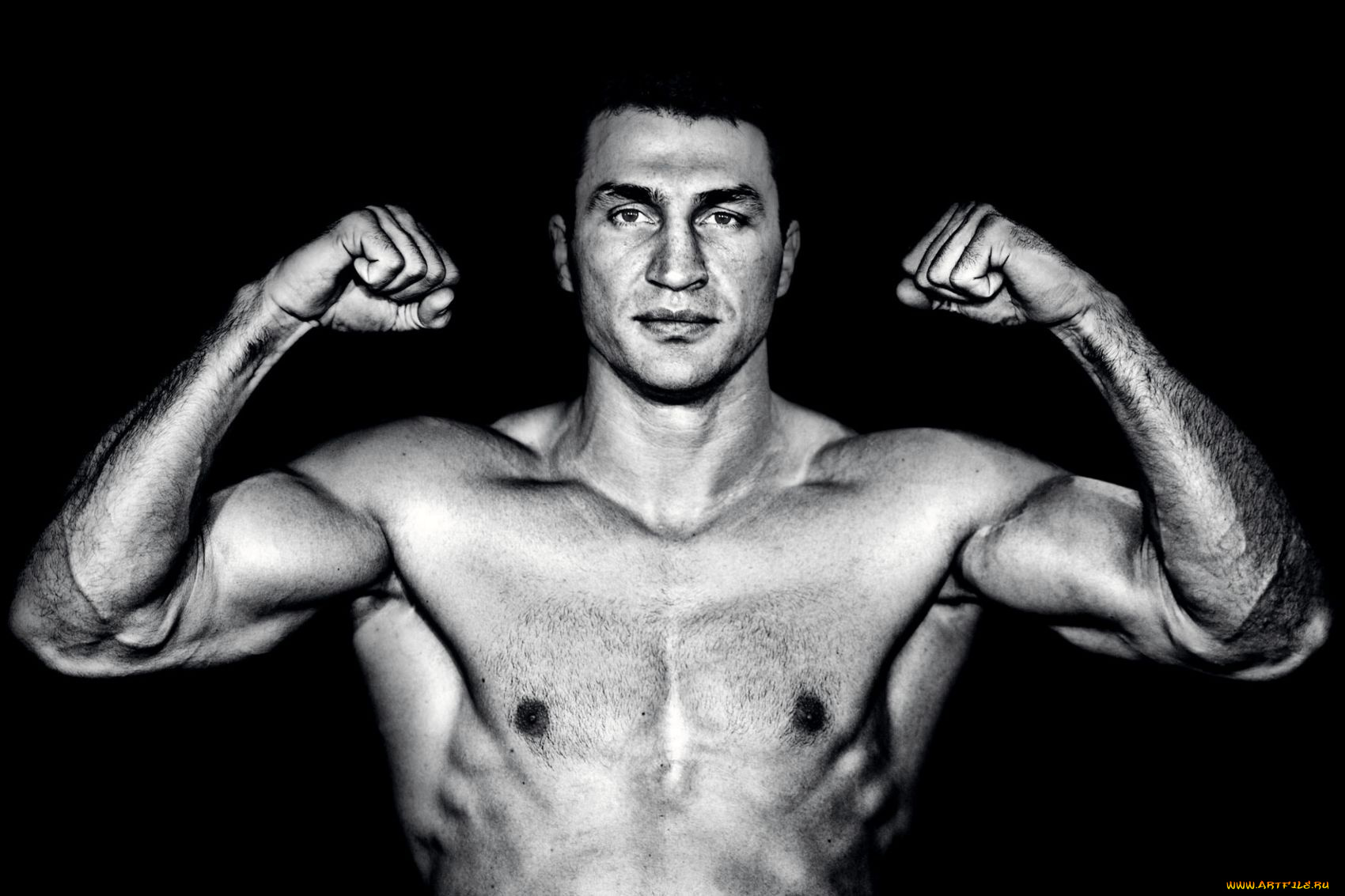 мужчины, виталий, владимир, кличко, мускулы, боксер