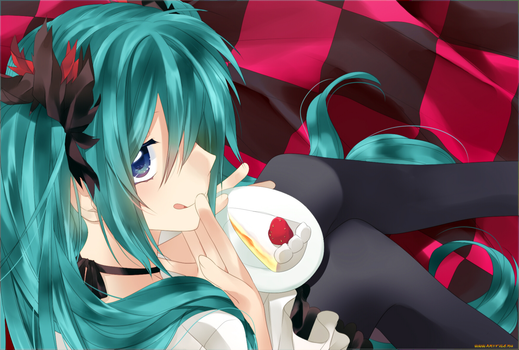 hatsune, miku, аниме, vocaloid