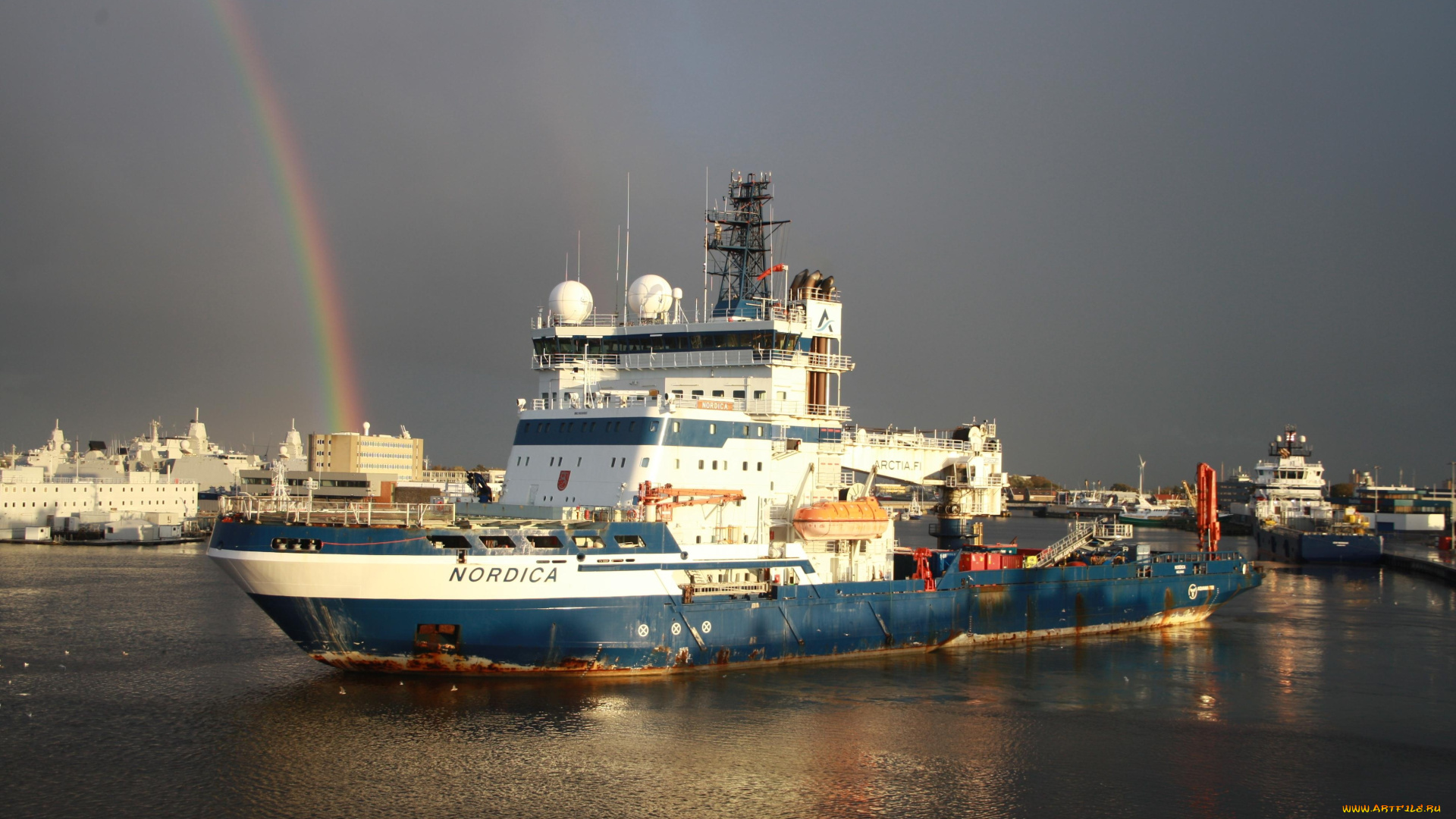 корабли, ледоколы, nordica