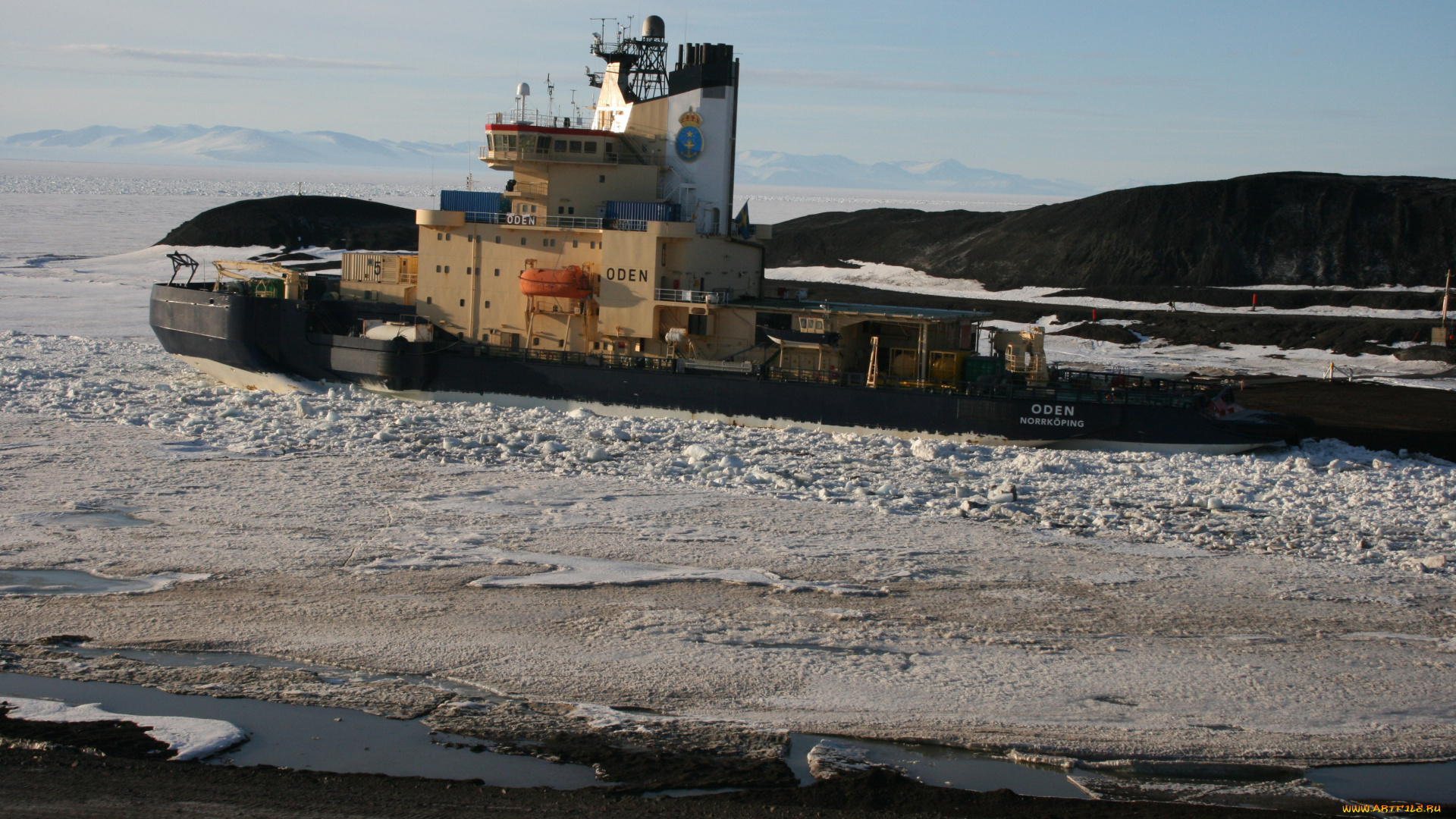 корабли, ледоколы, oden
