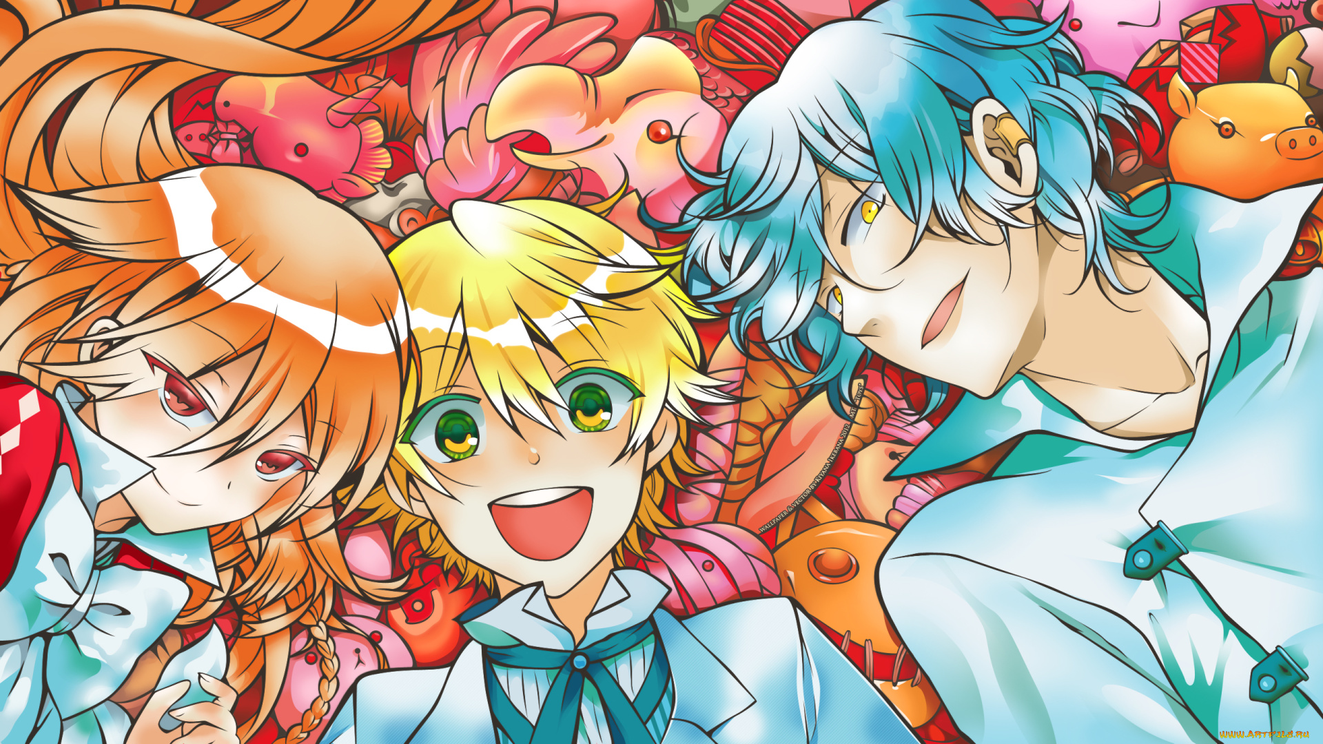 pandora, hearts, аниме, alice, oz, vessalius