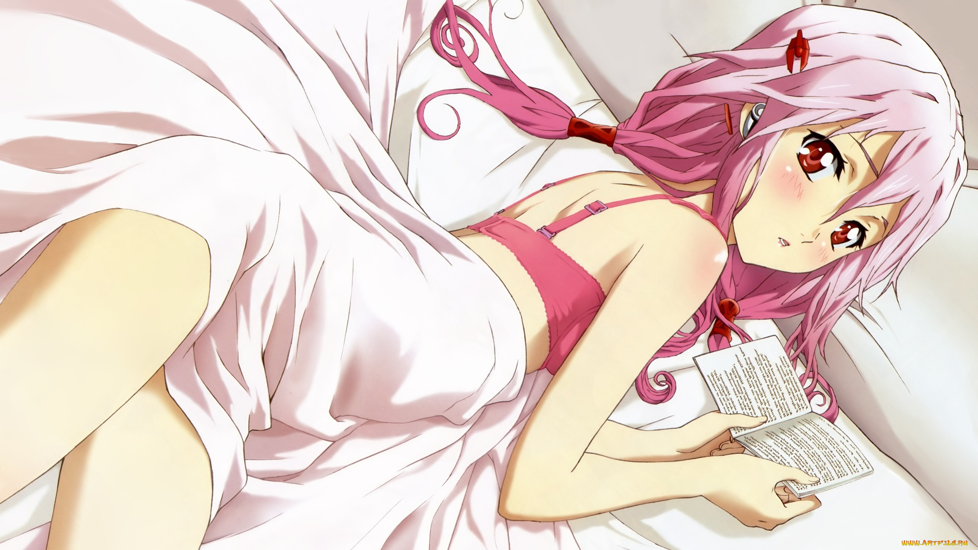 yuzuriha, inori, аниме, guilty, crown