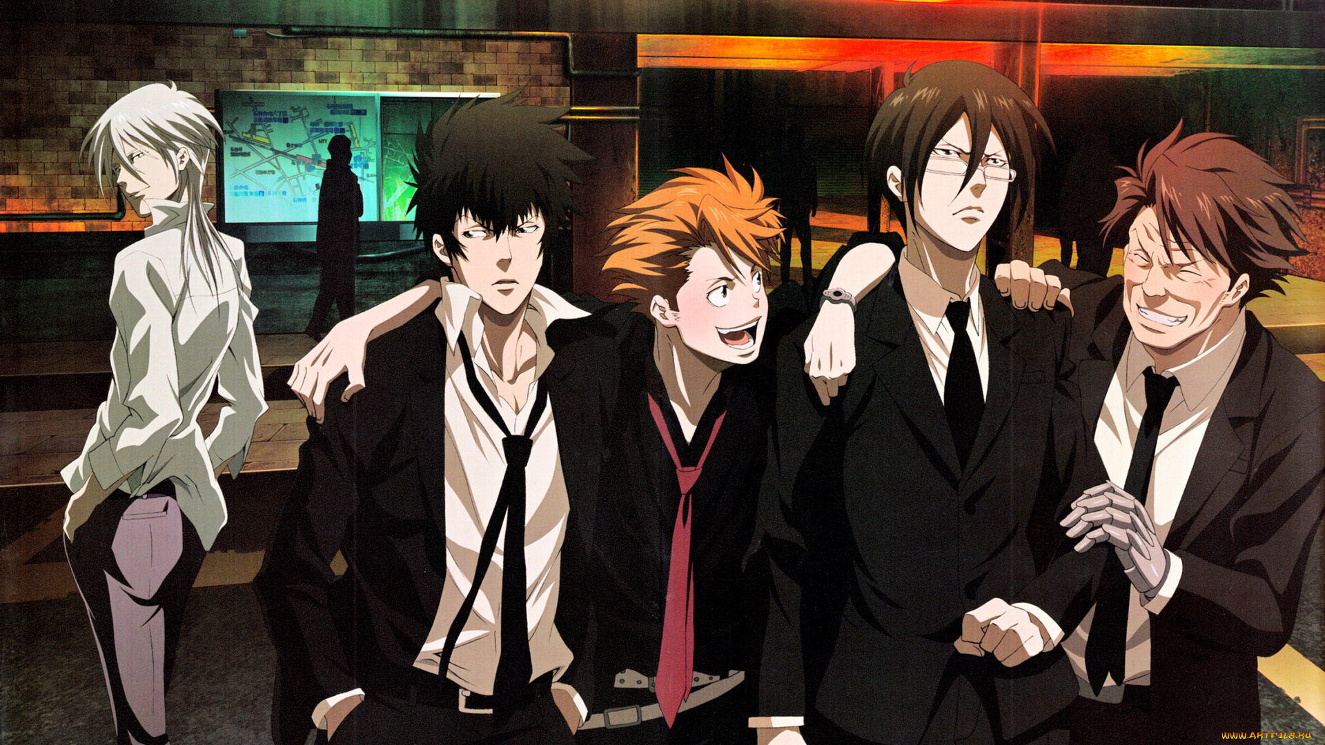 аниме, psycho, pass, psycho-pass
