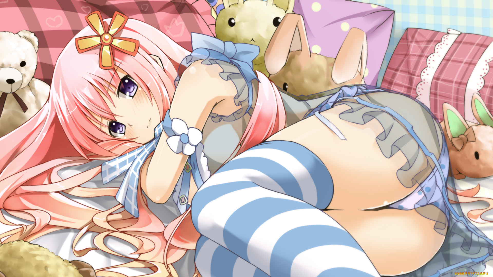 аниме, *unknown, другое, мишки, игрушки, кролики