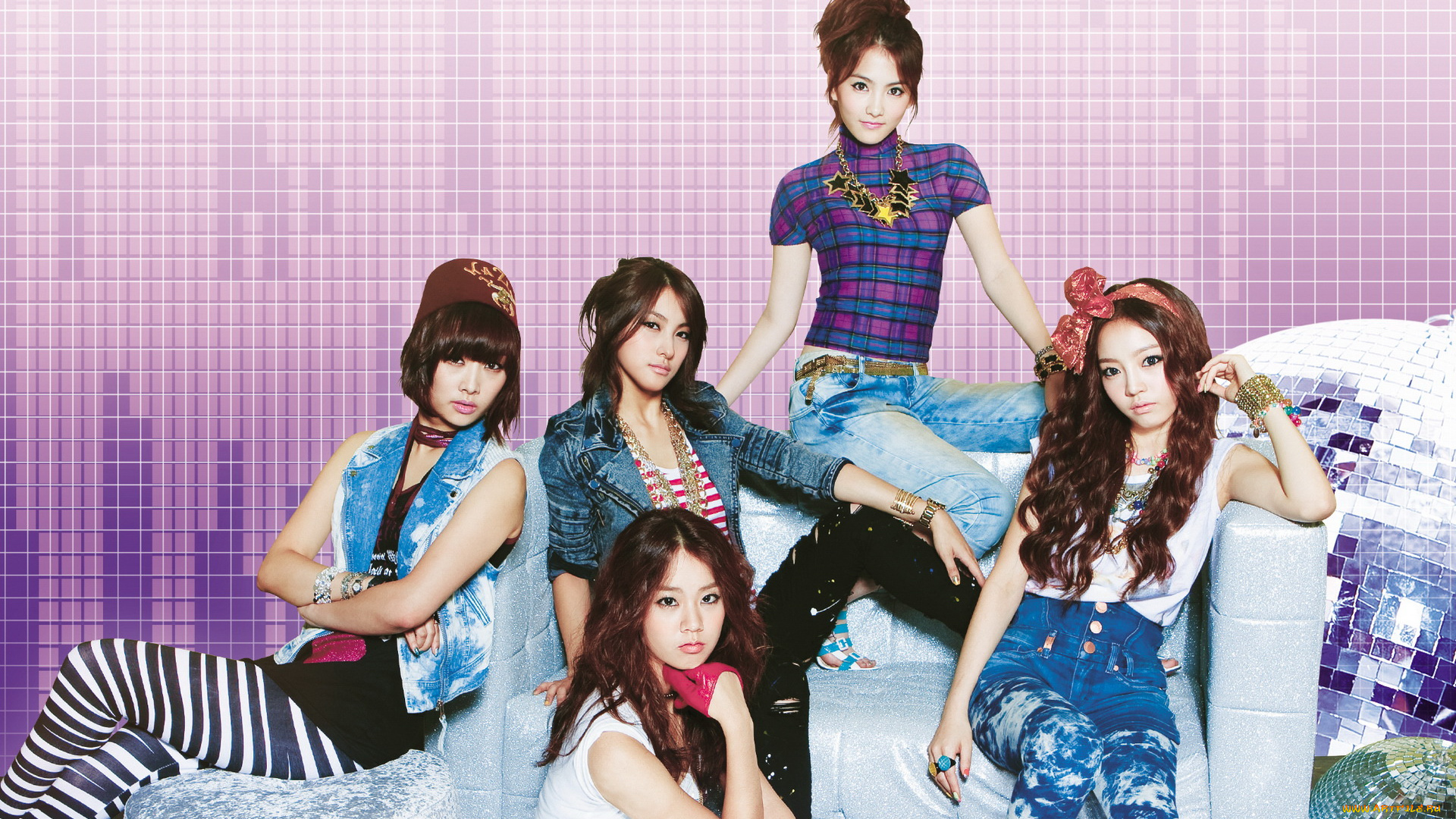 музыка, kara, южная, корея, kpop, девушки, азиатки