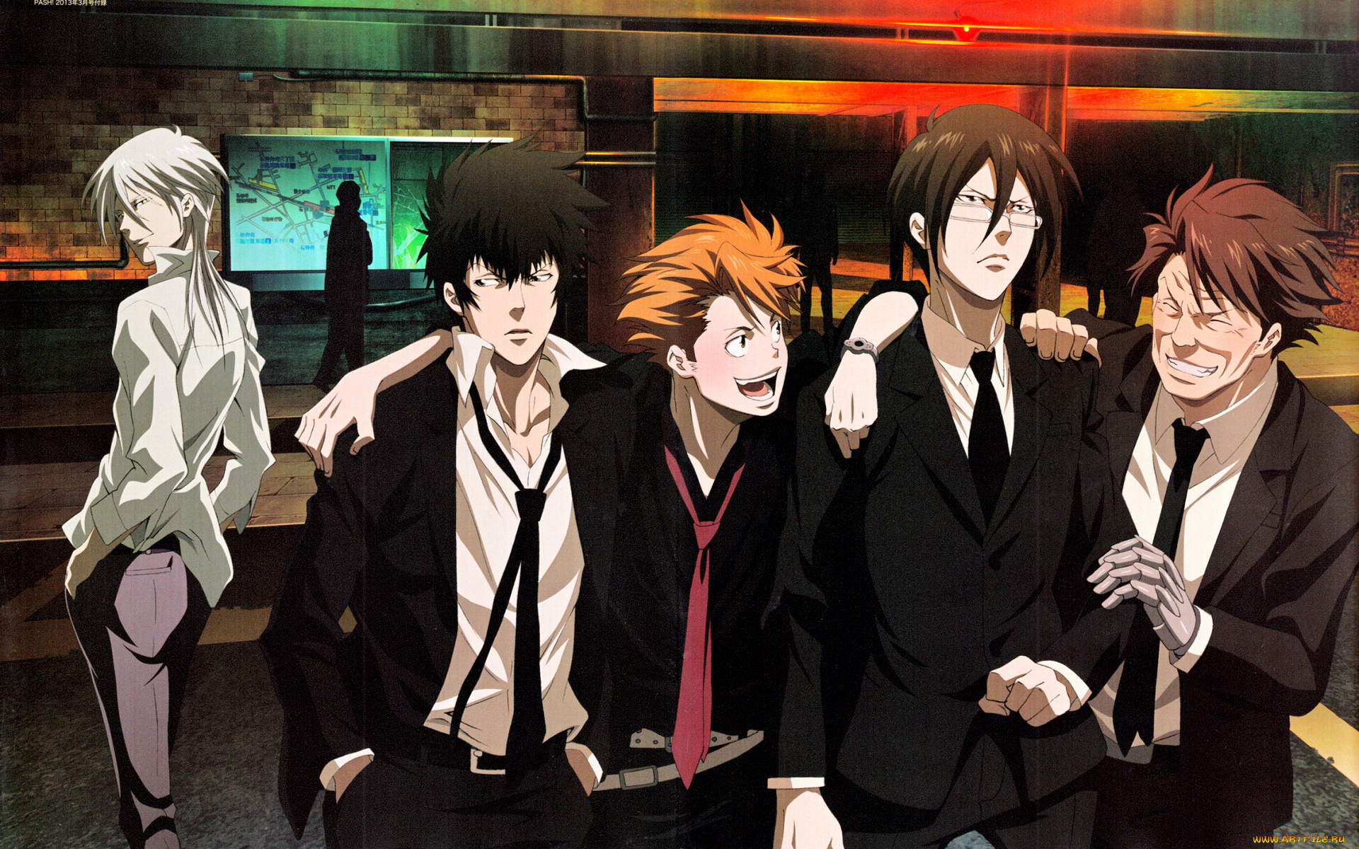 аниме, psycho, pass, psycho-pass