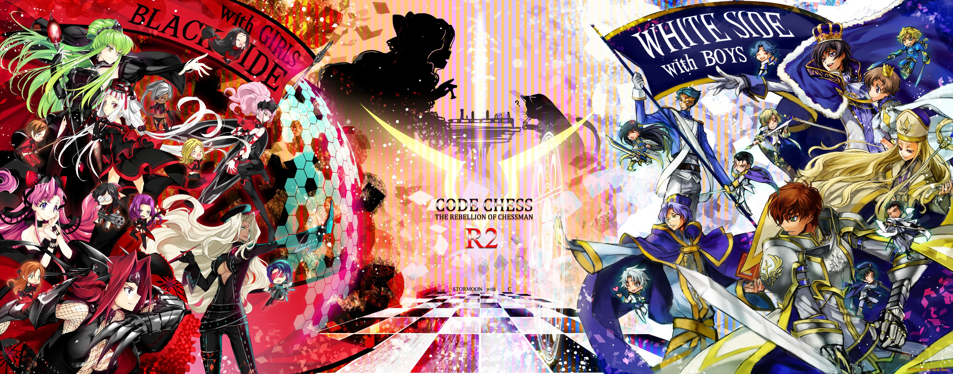 аниме, code, geass, поединок