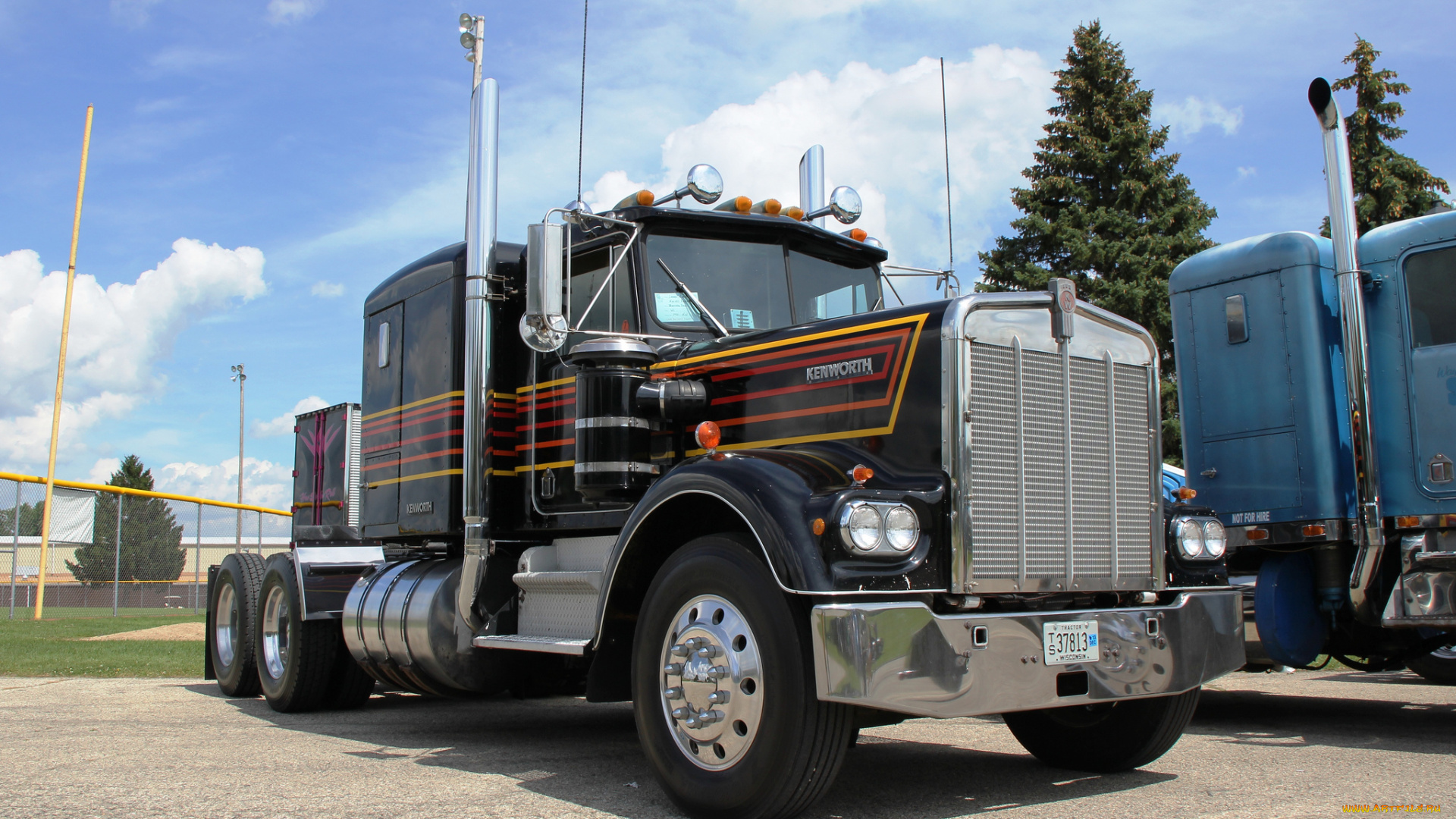 1981, kenworth, truck, автомобили, kenworth, , выставка, улица, truck, company, автобусы, сша, kenworth