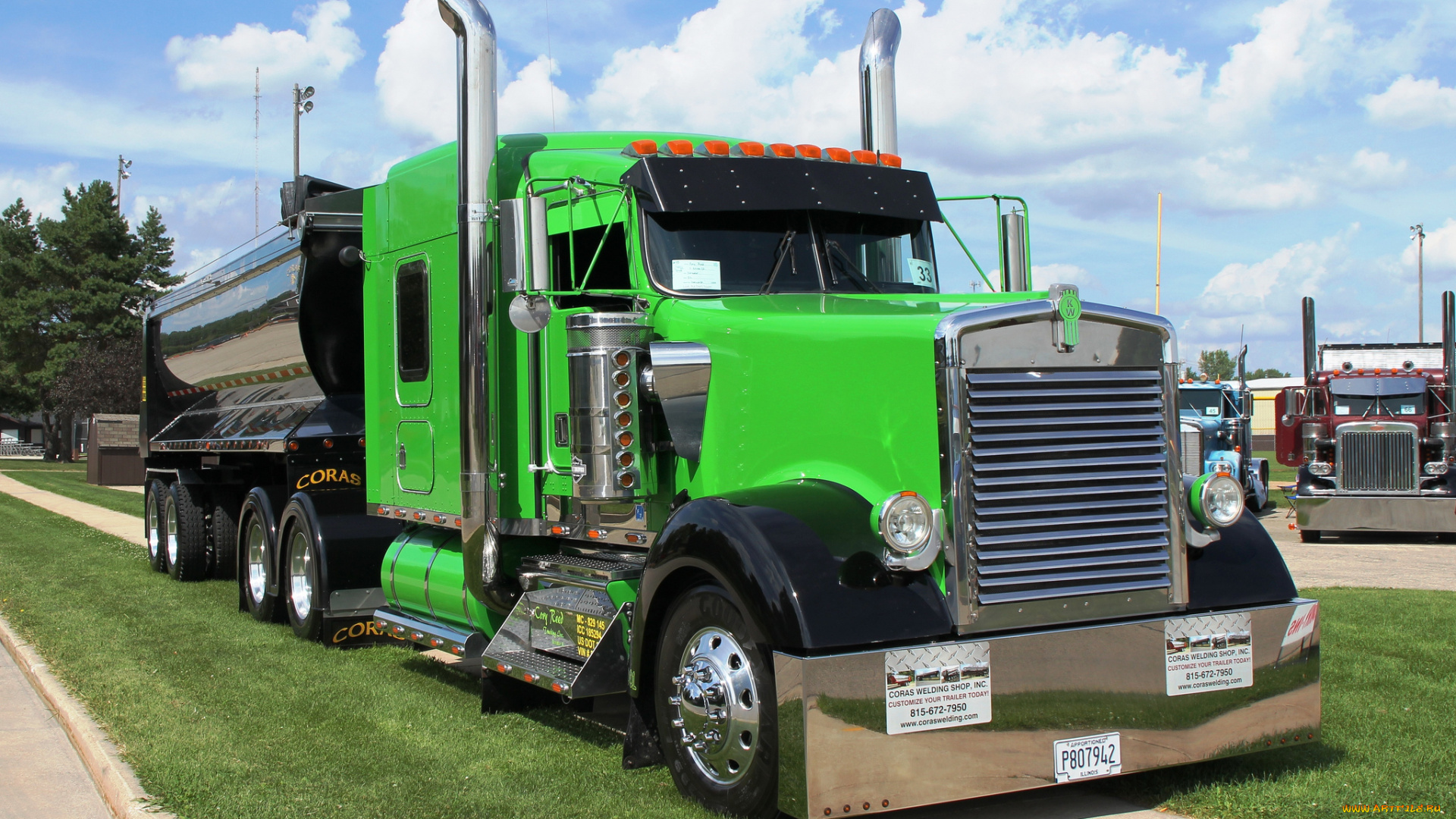 1999, kenworth, truck, автомобили, kenworth, , выставка, улица, company, truck, автобусы, сша, kenworth