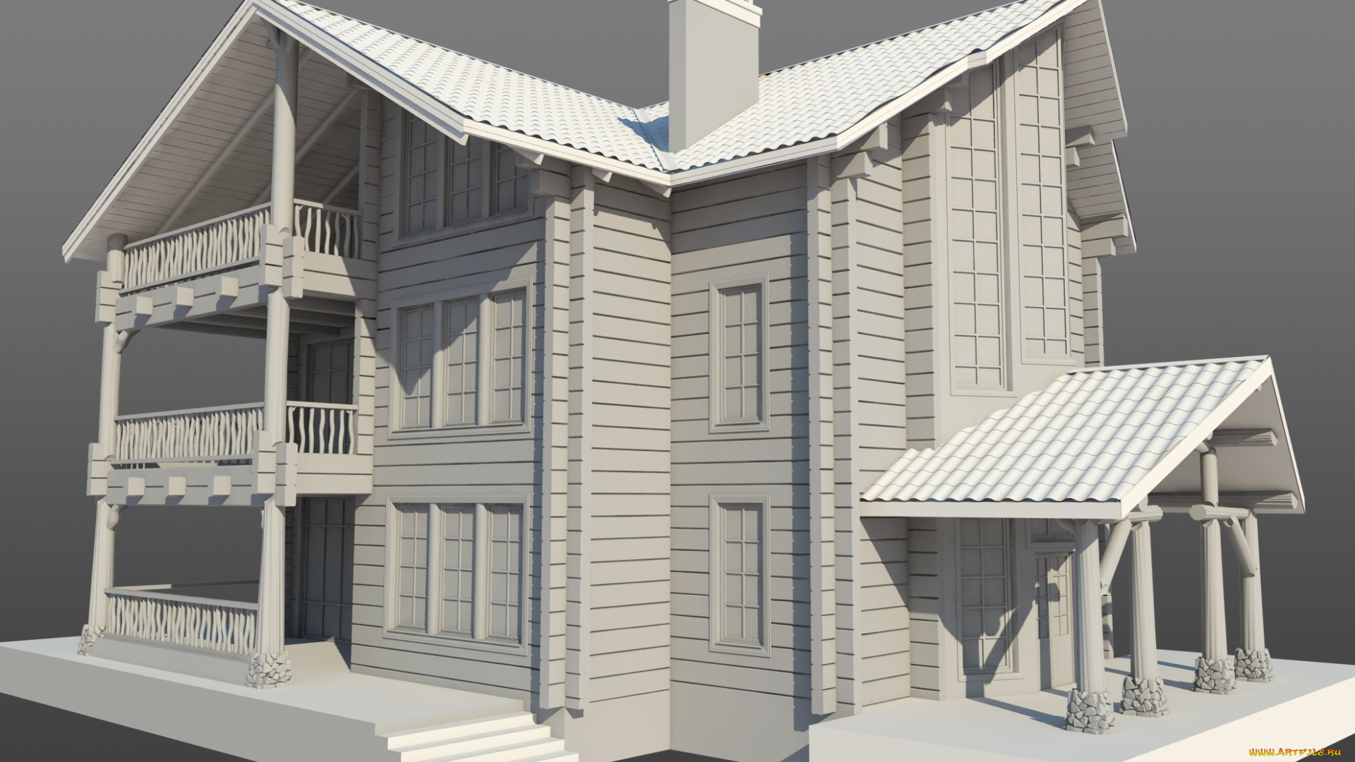 3д, графика, architecture, , архитектура, дом