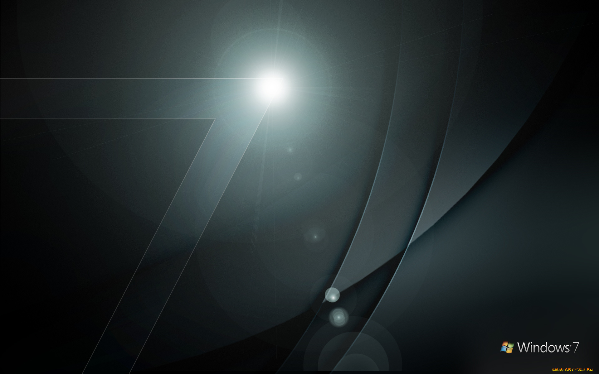 компьютеры, windows, 7, , vienna, фон, логотип