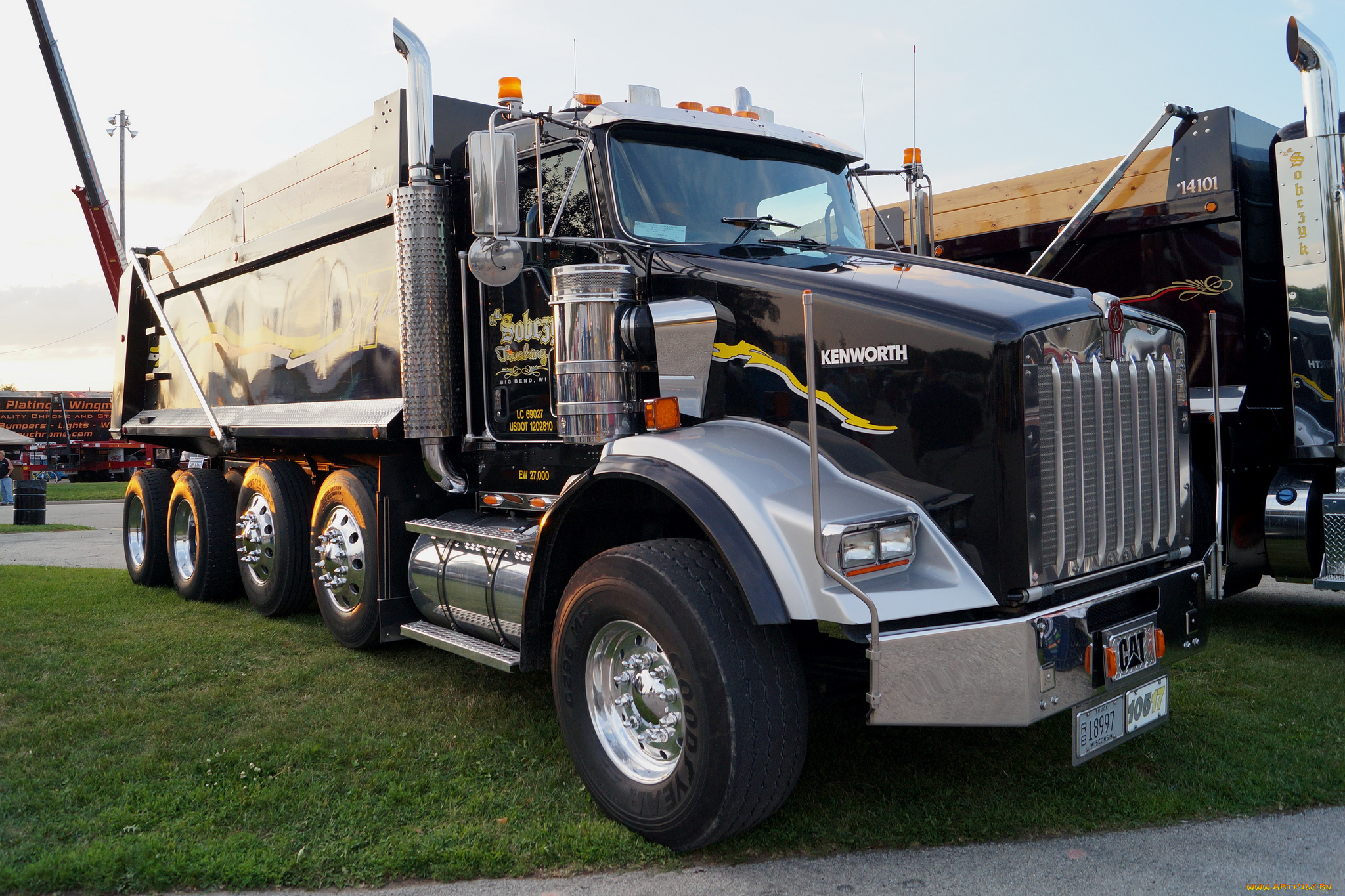 kenworth, dump, truck, автомобили, kenworth, , выставка, улица, truck, сша, автобусы, kenworth, company