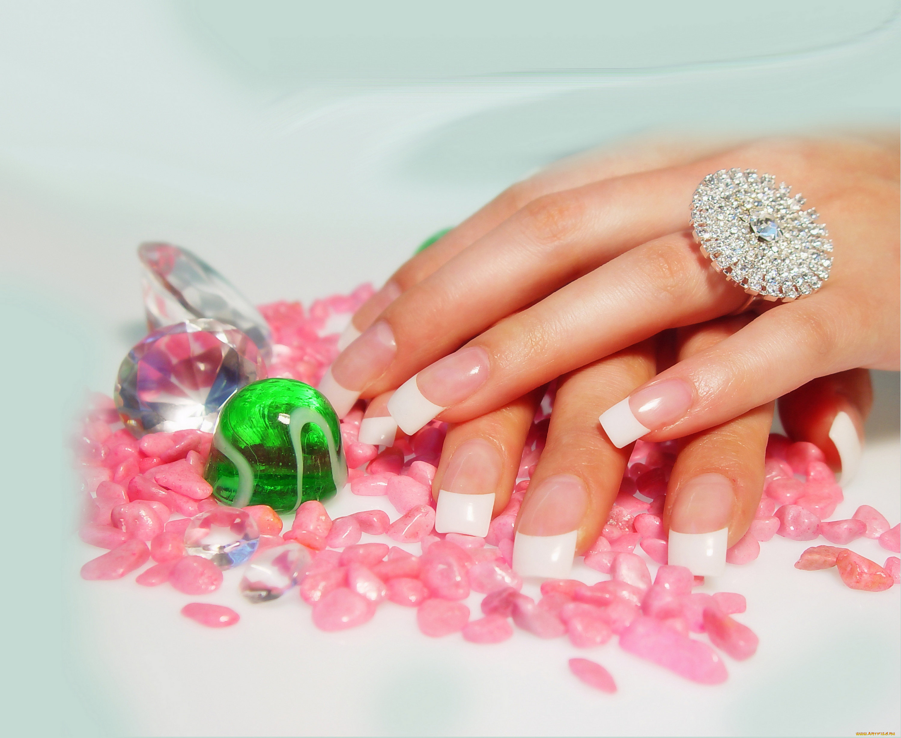 разное, руки, кольцо, камни, маникюр